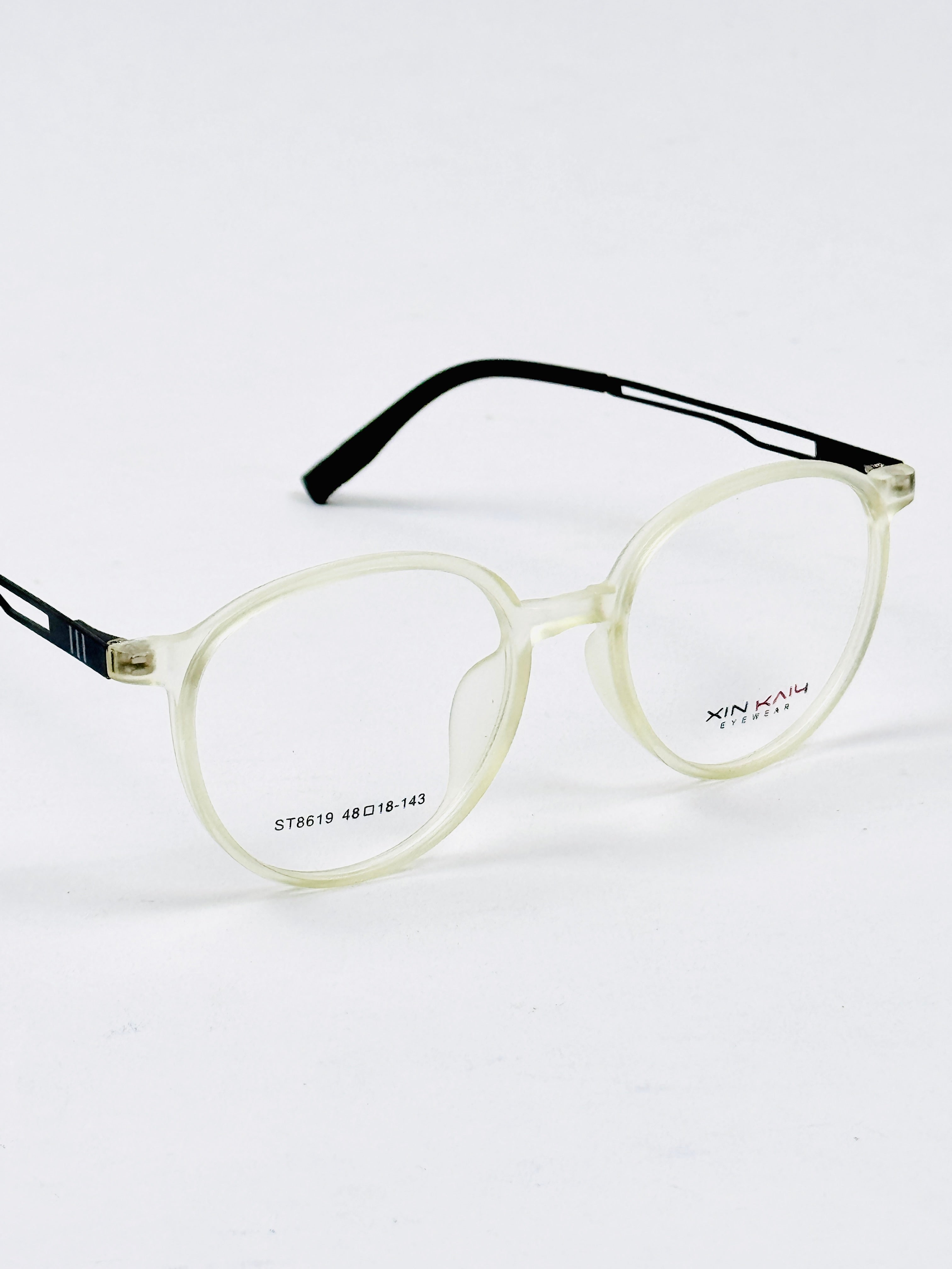 Tumblr – 8619 – 48 - Translucent Black – Metal - Acetate  – Optics - Unisex