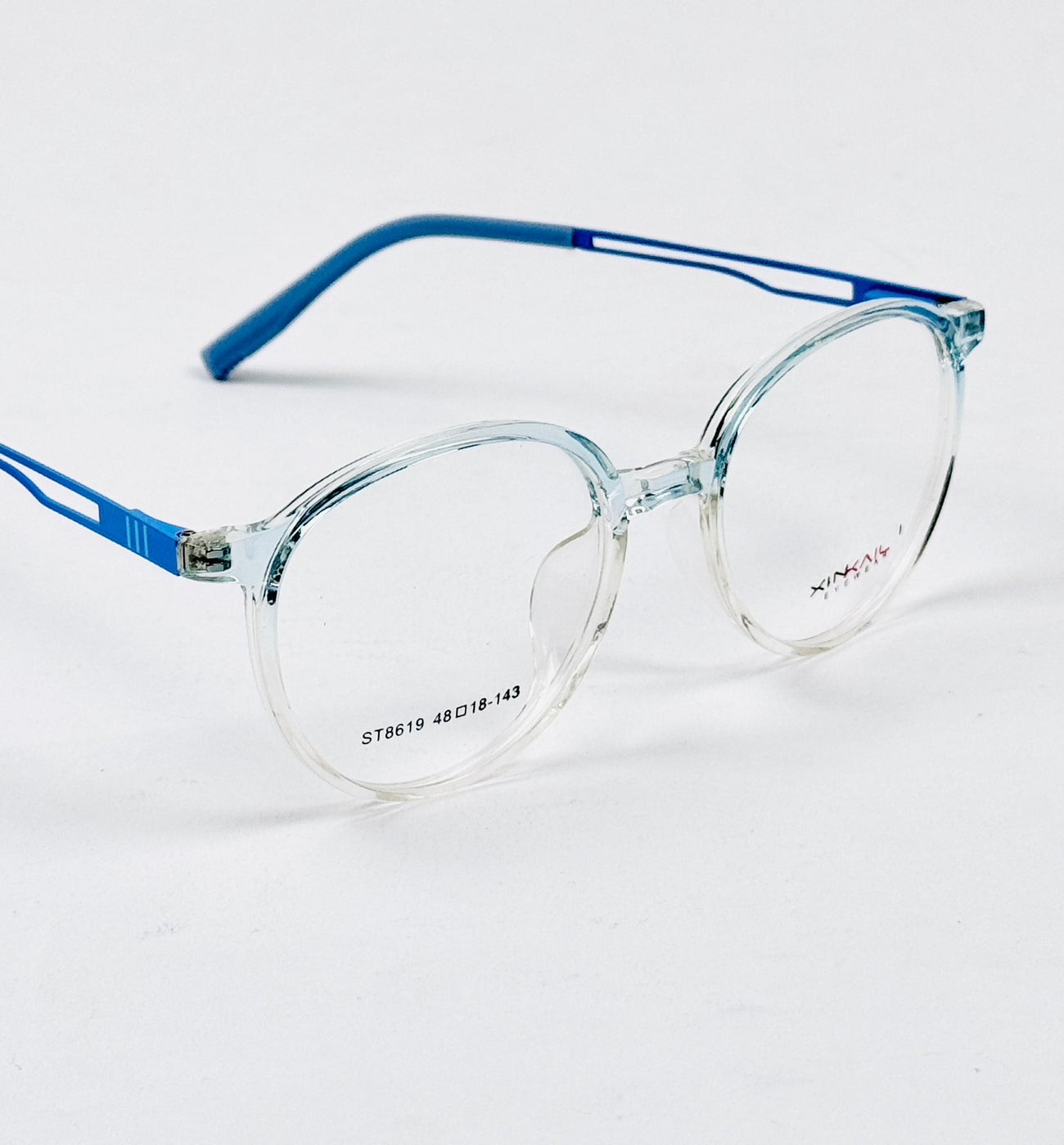 Tumblr – 8619 – 48 - Translucent Blue – Metal - Acetate  – Optics - Unisex