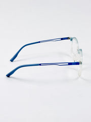 Tumblr – 8619 – 48 - Translucent Blue – Metal - Acetate  – Optics - Unisex