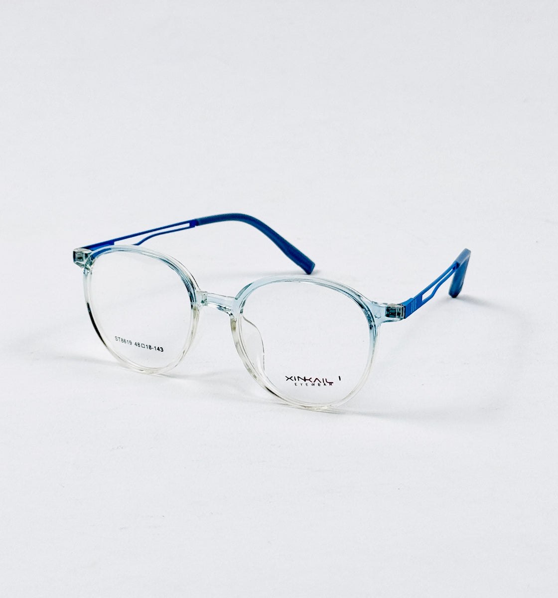Tumblr – 8619 – 48 - Translucent Blue – Metal - Acetate  – Optics - Unisex