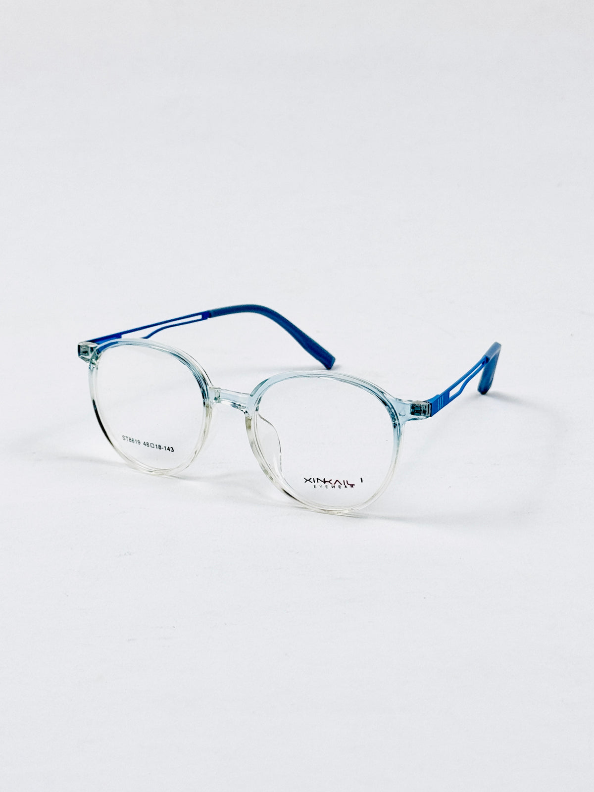 Tumblr – 8619 – 48 - Translucent Blue – Metal - Acetate  – Optics - Unisex