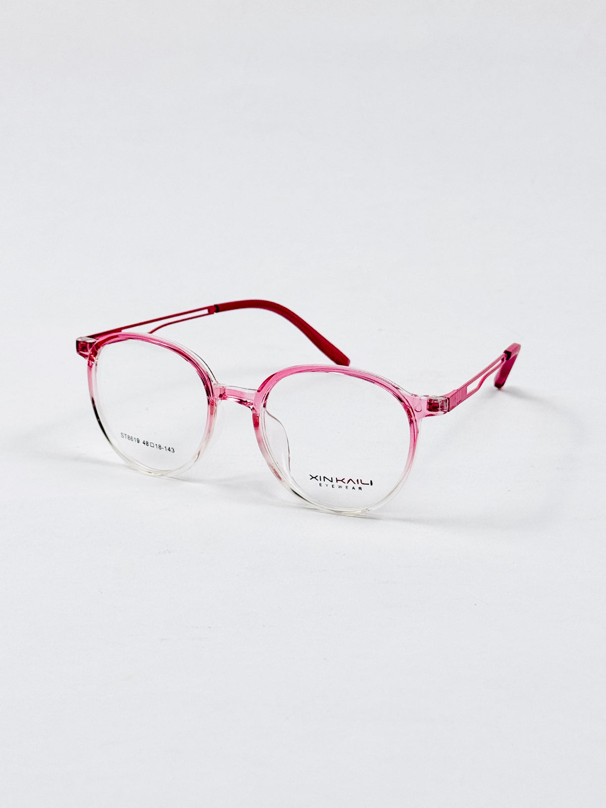 Tumblr – 8619 – 48 - Translucent Pink – Metal - Acetate  – Optics - Unisex
