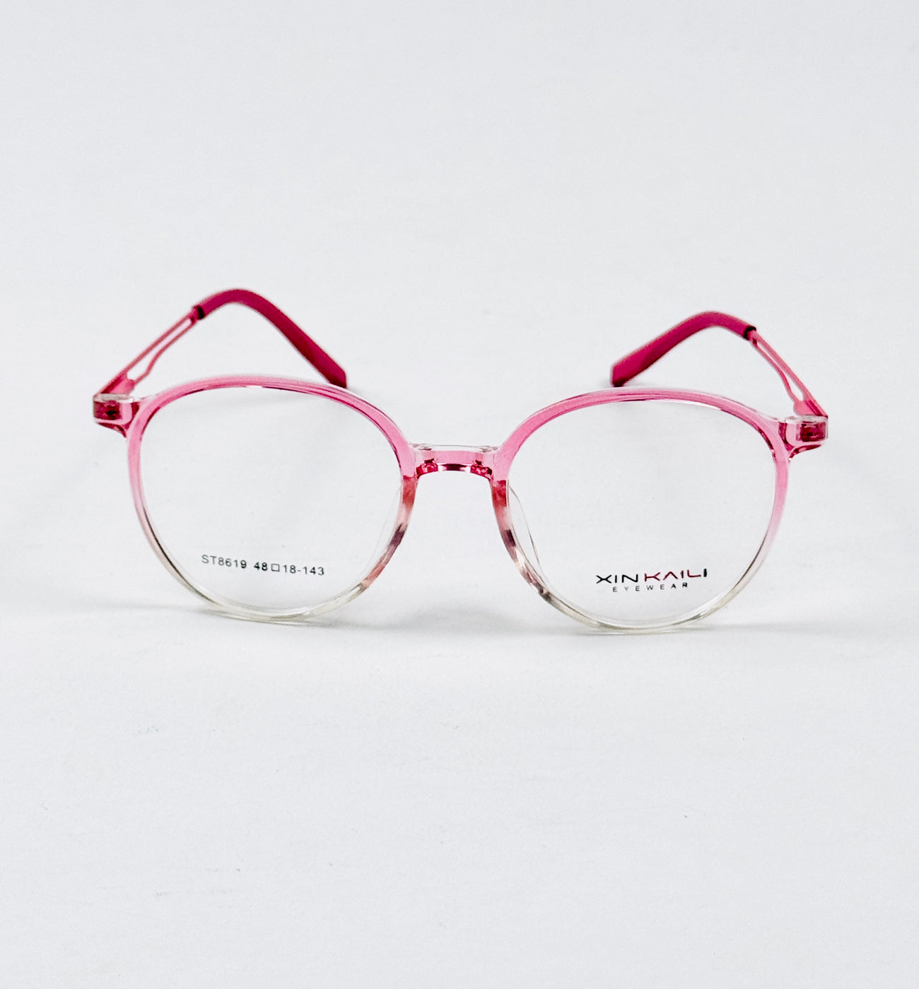 Tumblr – 8619 – 48 - Translucent Pink – Metal - Acetate  – Optics - Unisex