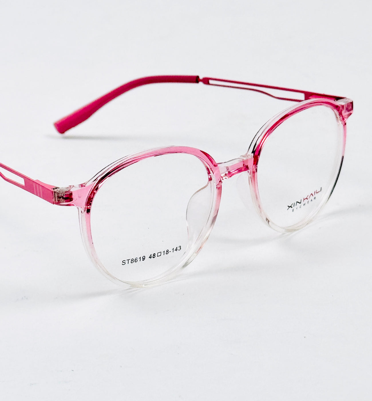 Tumblr – 8619 – 48 - Translucent Pink – Metal - Acetate  – Optics - Unisex