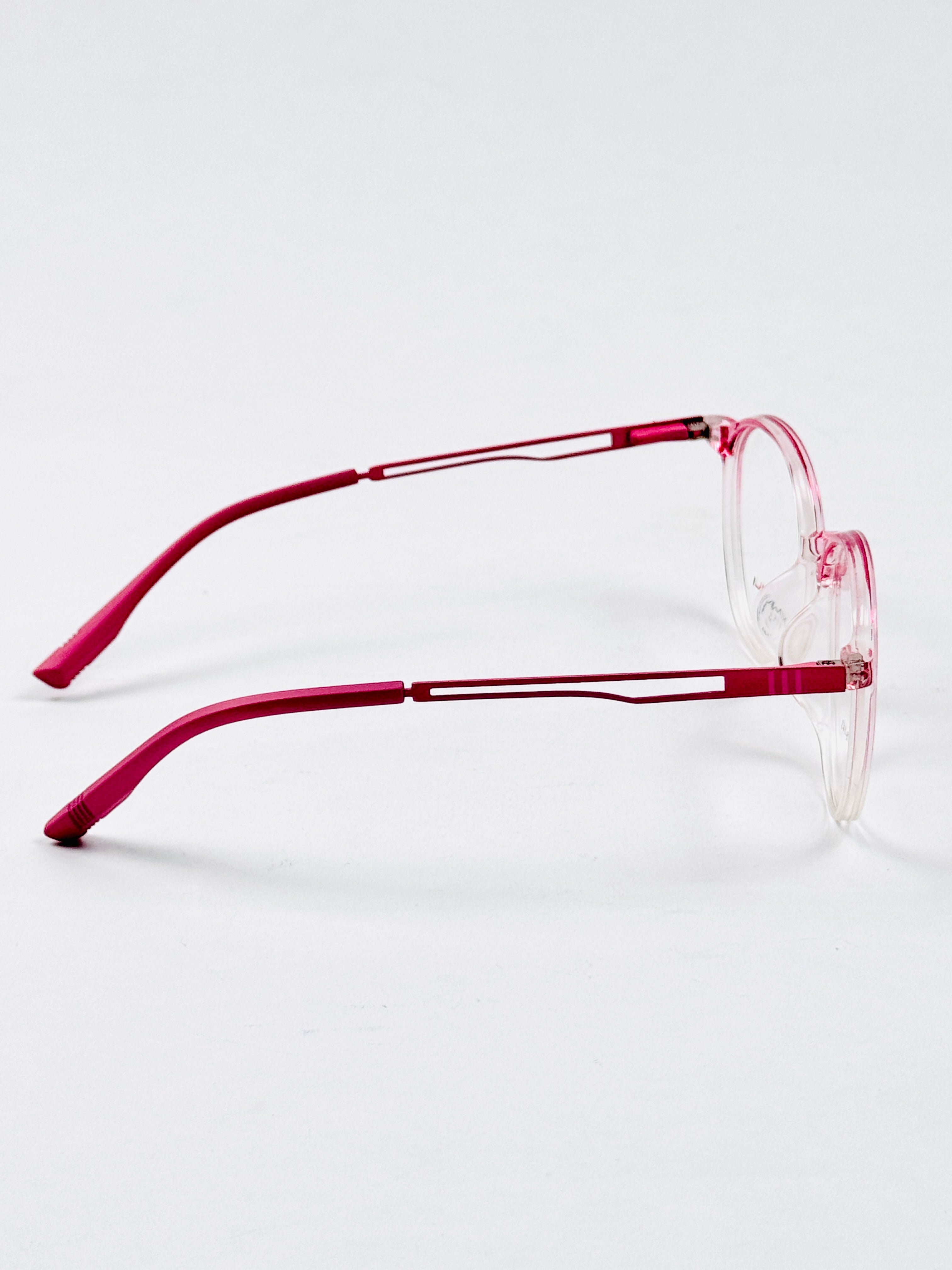Tumblr – 8619 – 48 - Translucent Pink – Metal - Acetate  – Optics - Unisex