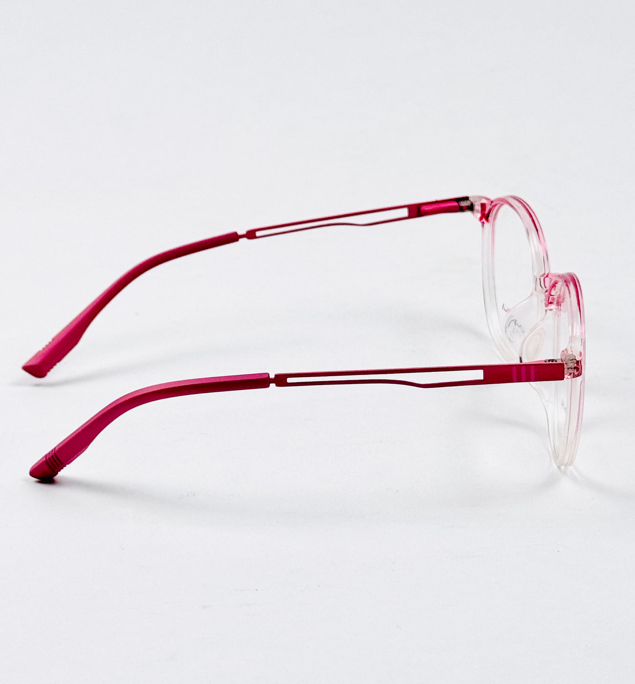 Tumblr – 8619 – 48 - Translucent Pink – Metal - Acetate  – Optics - Unisex