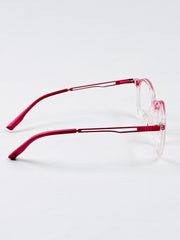 Tumblr – 8619 – 48 - Translucent Pink – Metal - Acetate  – Optics - Unisex