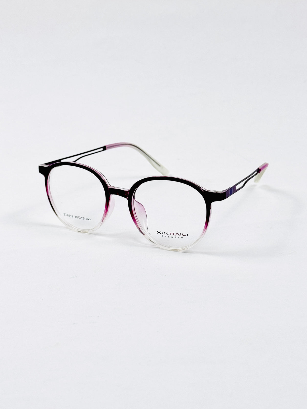 Tumblr – 8619 – 48 - Translucent Purple – Metal - Acetate  – Optics - Unisex