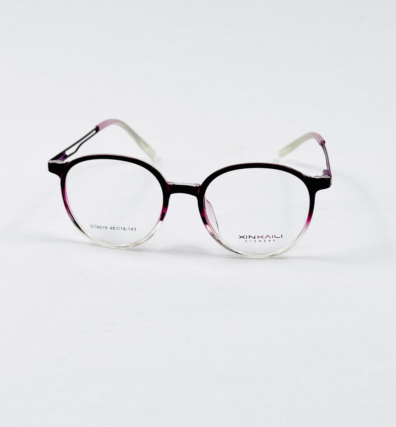 Tumblr – 8619 – 48 - Translucent Purple – Metal - Acetate  – Optics - Unisex
