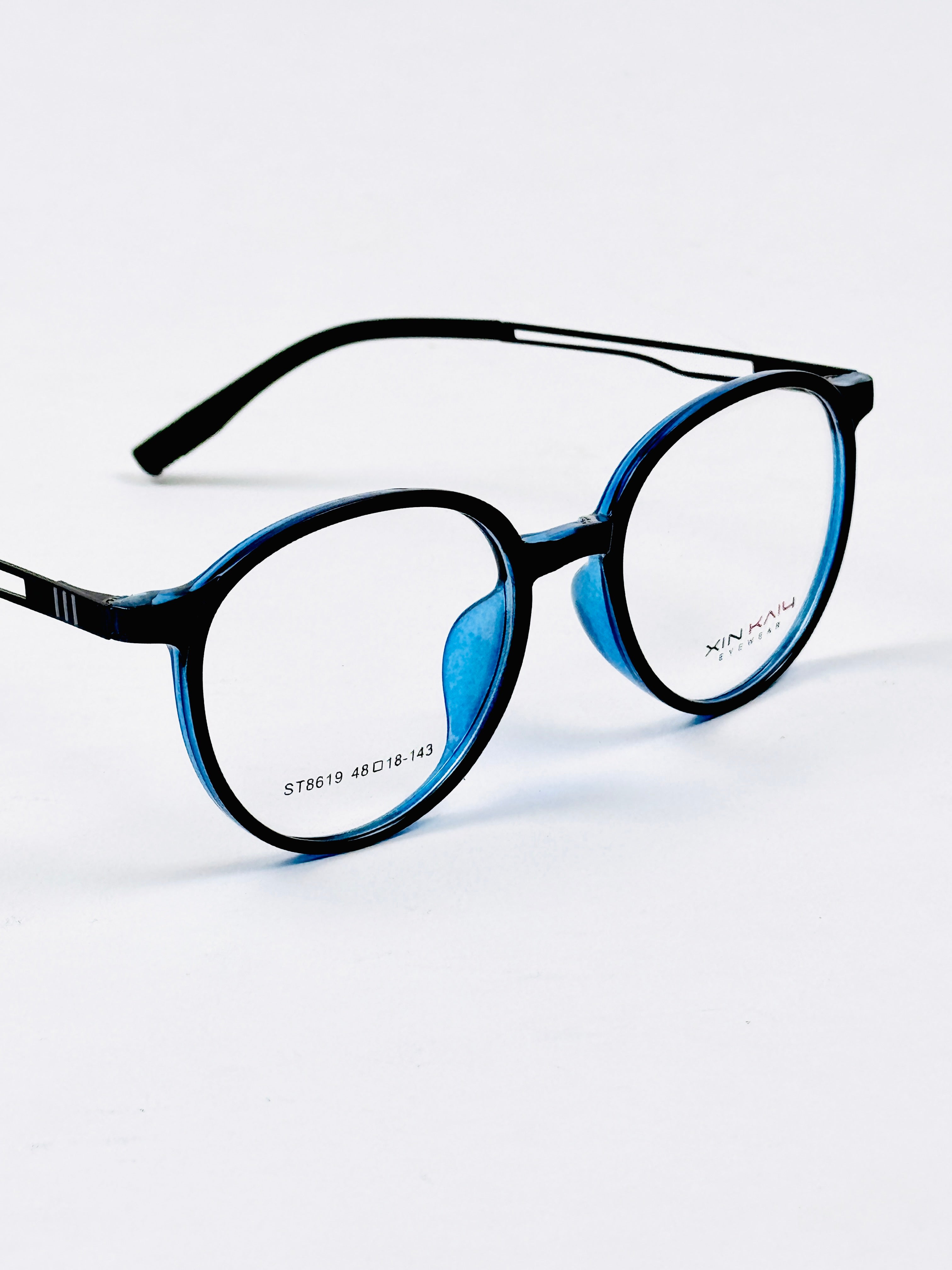 Tumblr – 8619 – 48 - Blue – Metal - Acetate  – Optics - Unisex