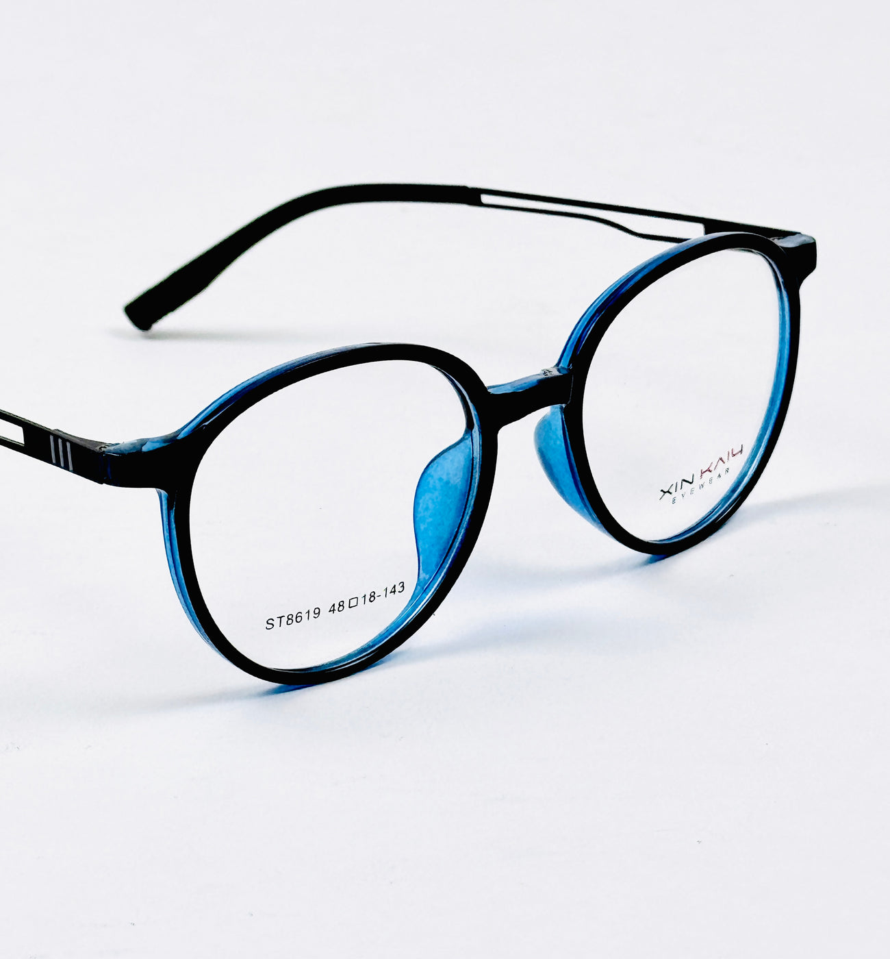 Tumblr – 8619 – 48 - Blue – Metal - Acetate  – Optics - Unisex