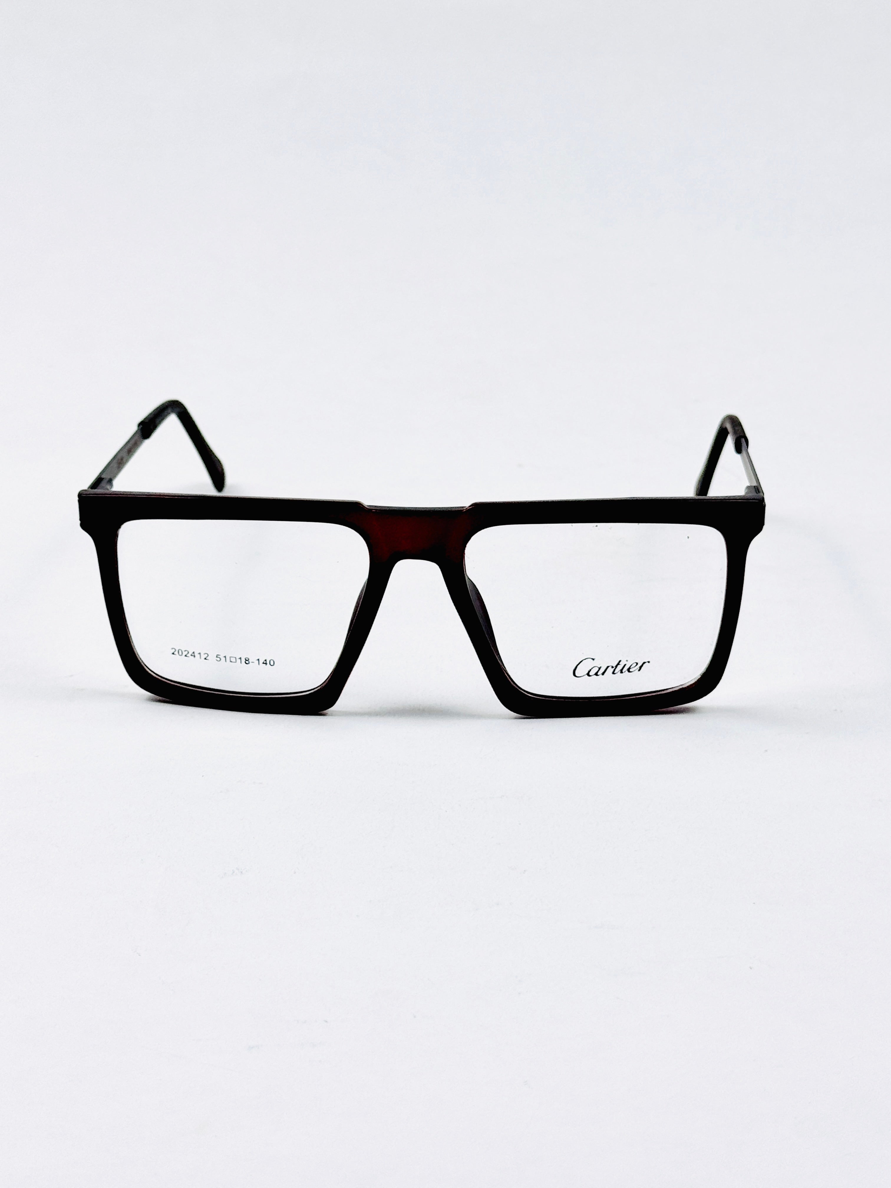 Cartier – 202412 – 51 - Brown – Metal - Acetate  – Optics - Unisex