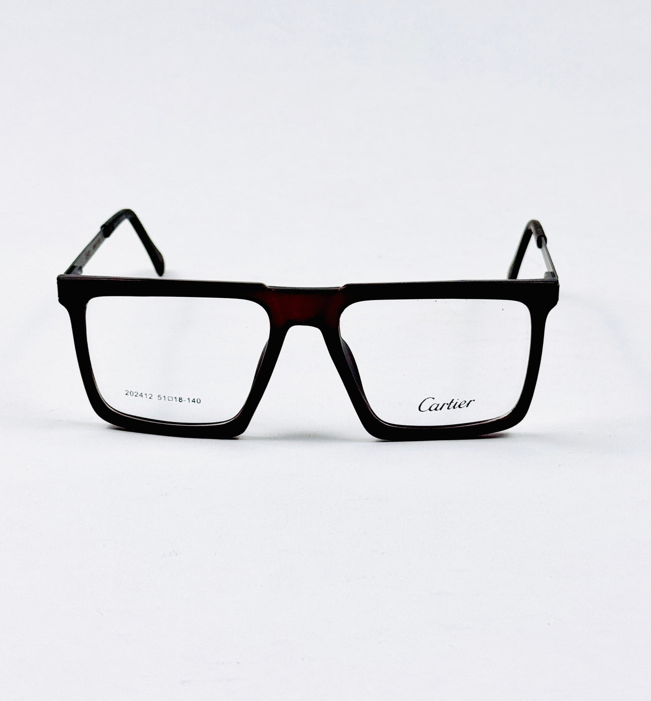 Cartier – 202412 – 51 - Brown – Metal - Acetate  – Optics - Unisex
