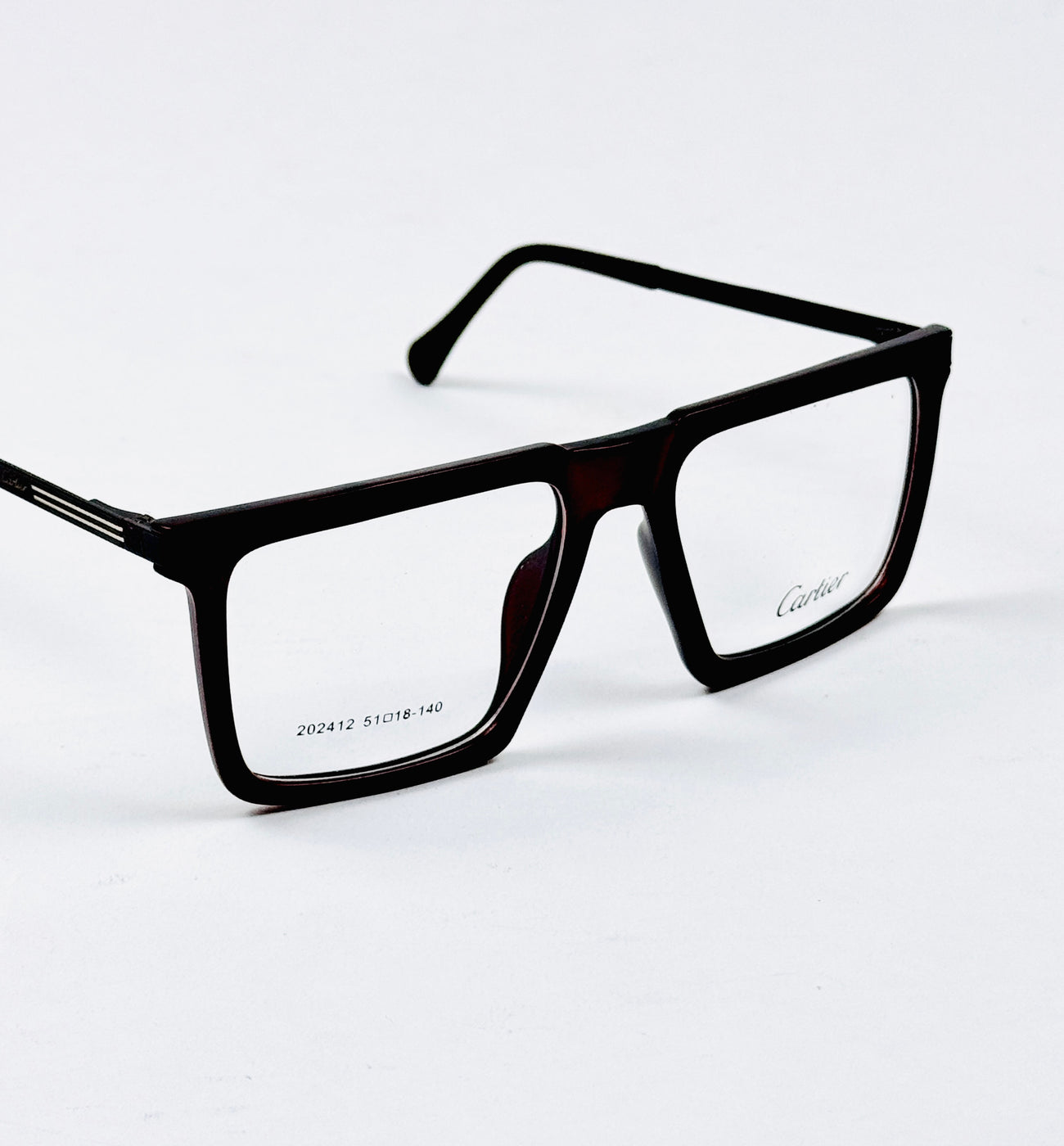 Cartier – 202412 – 51 - Brown – Metal - Acetate  – Optics - Unisex