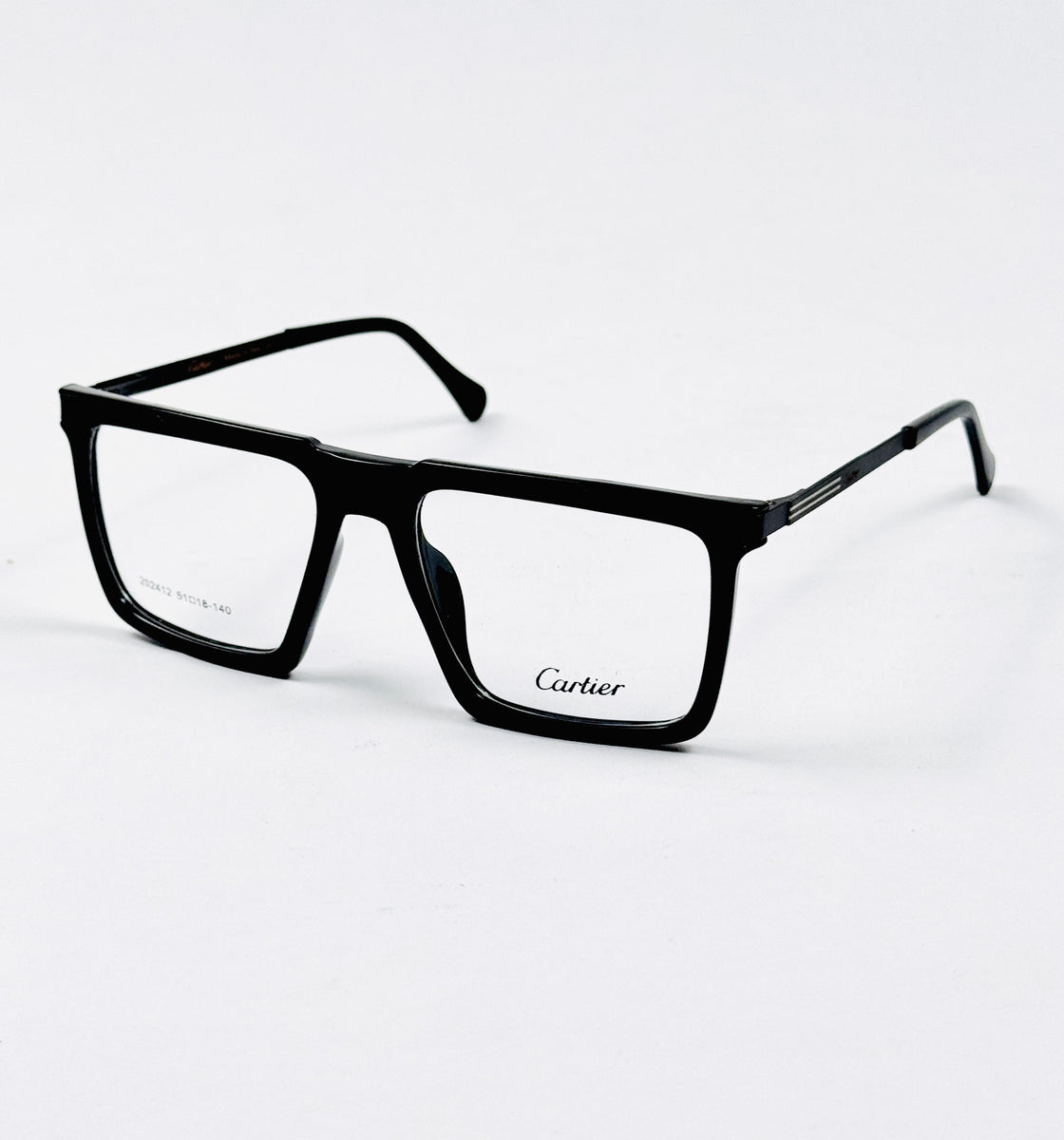 Cartier – 202412 – 51 - Black – Metal - Acetate  – Optics - Unisex