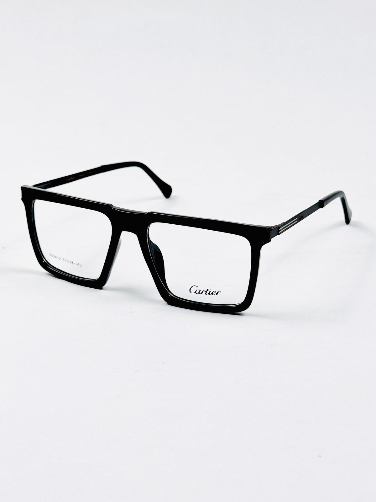 Cartier – 202412 – 51 - Black – Metal - Acetate  – Optics - Unisex