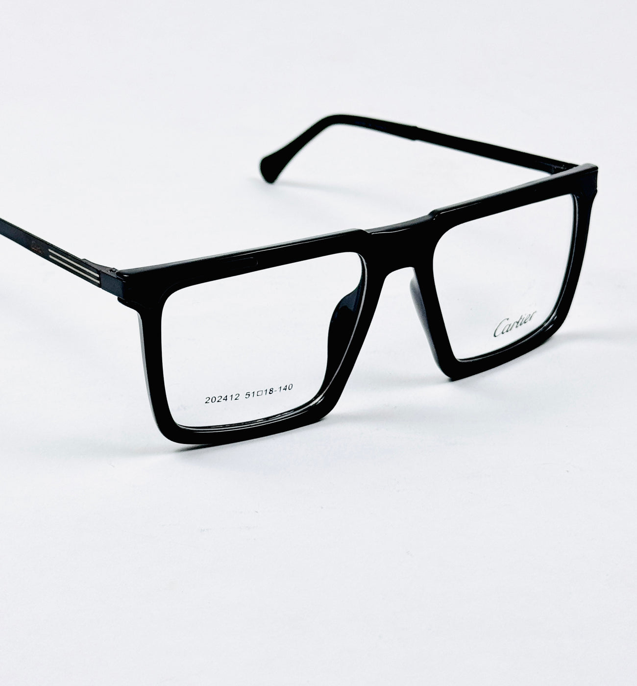 Cartier – 202412 – 51 - Black – Metal - Acetate  – Optics - Unisex