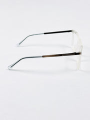 Cartier – 202412 – 51 - Transparent White – Metal - Acetate  – Optics - Unisex