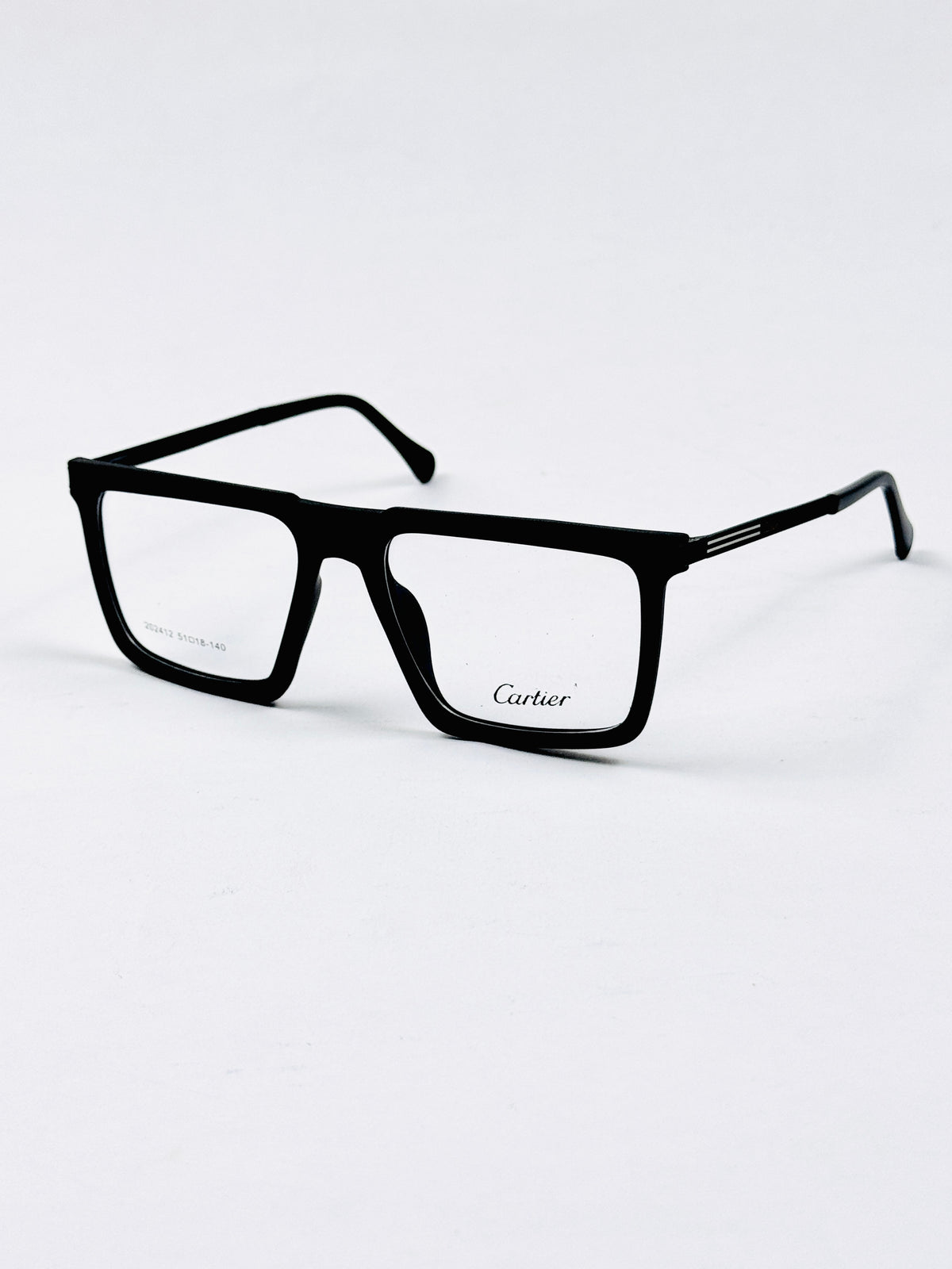 Cartier – 202412 – 51 - Matte Black – Metal - Acetate  – Optics - Unisex