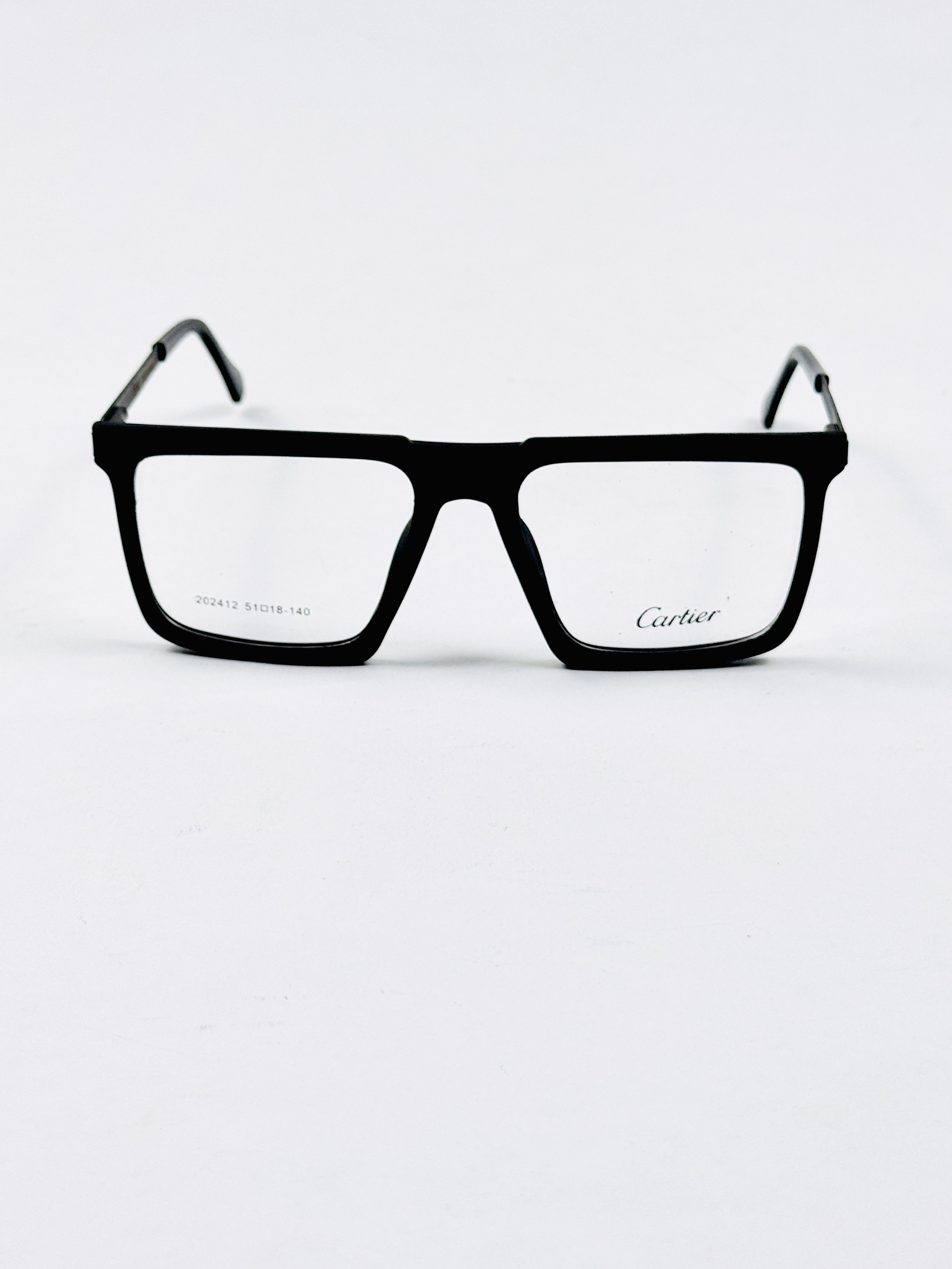 Cartier – 202412 – 51 - Matte Black – Metal - Acetate  – Optics - Unisex