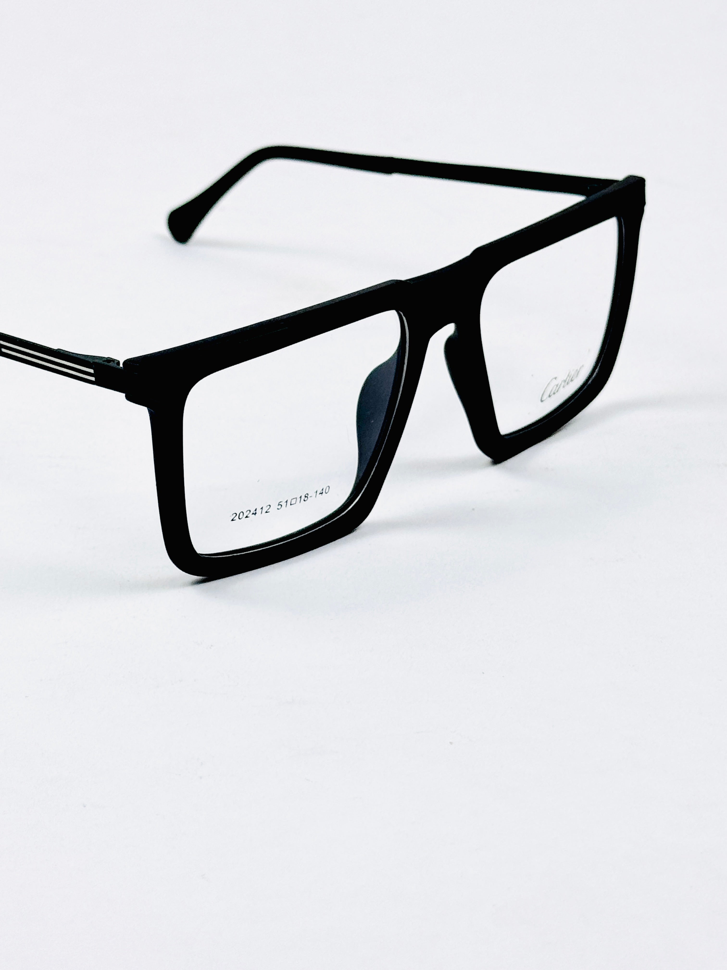 Cartier – 202412 – 51 - Matte Black – Metal - Acetate  – Optics - Unisex