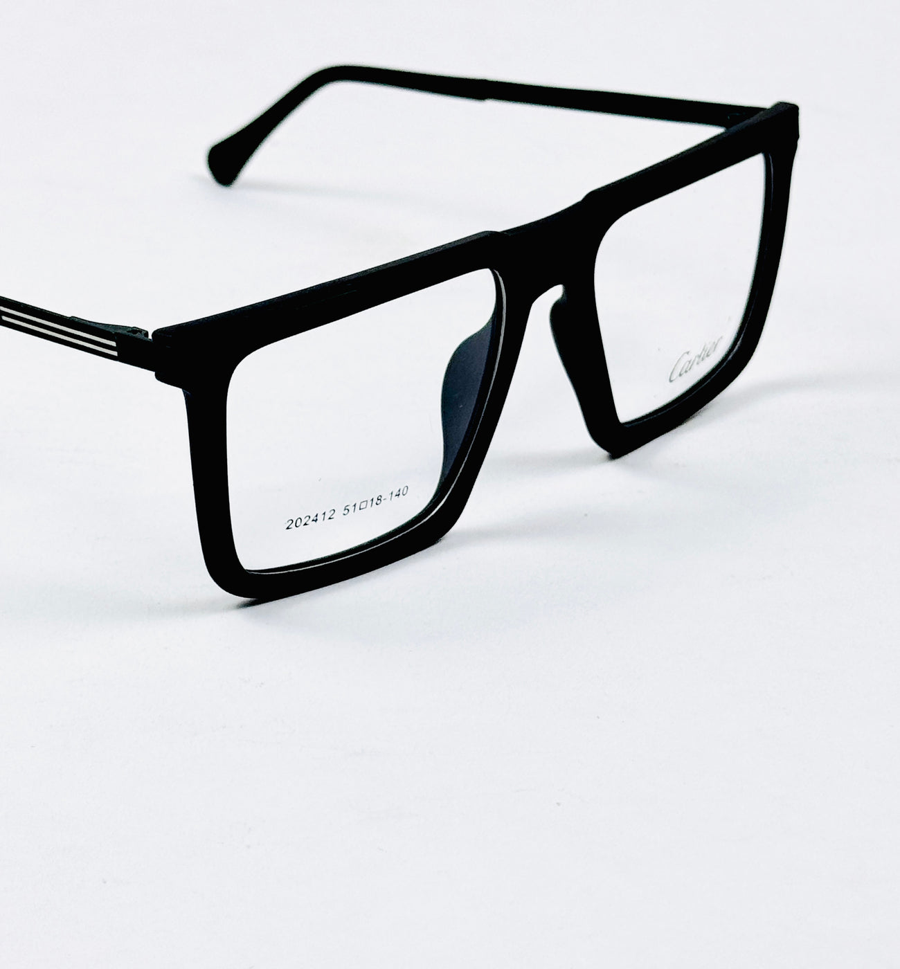 Cartier – 202412 – 51 - Matte Black – Metal - Acetate  – Optics - Unisex