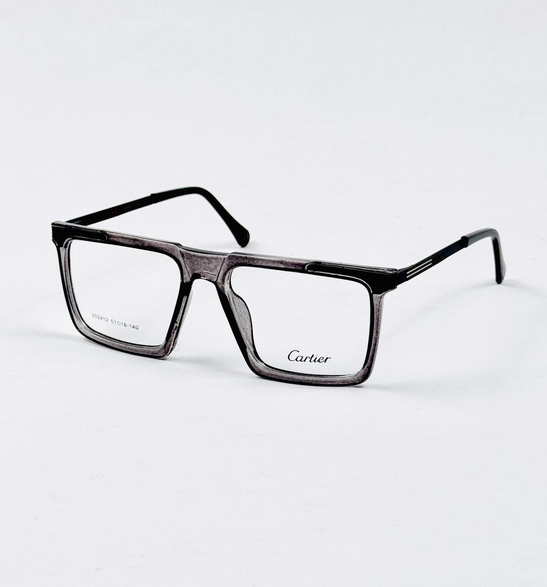 Cartier – 202412 – 51 - Grey – Metal - Acetate  – Optics - Unisex