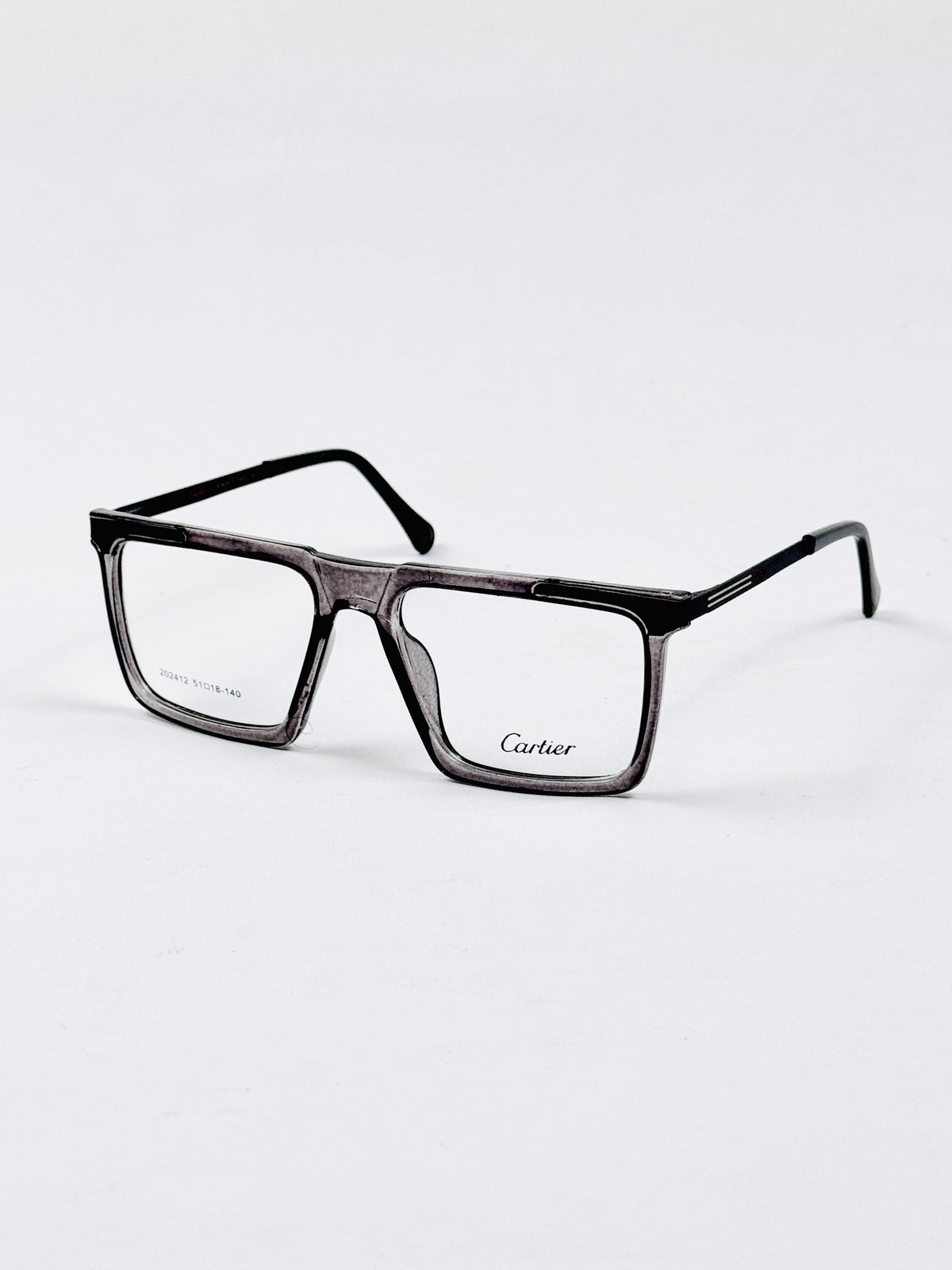 Cartier – 202412 – 51 - Grey – Metal - Acetate  – Optics - Unisex