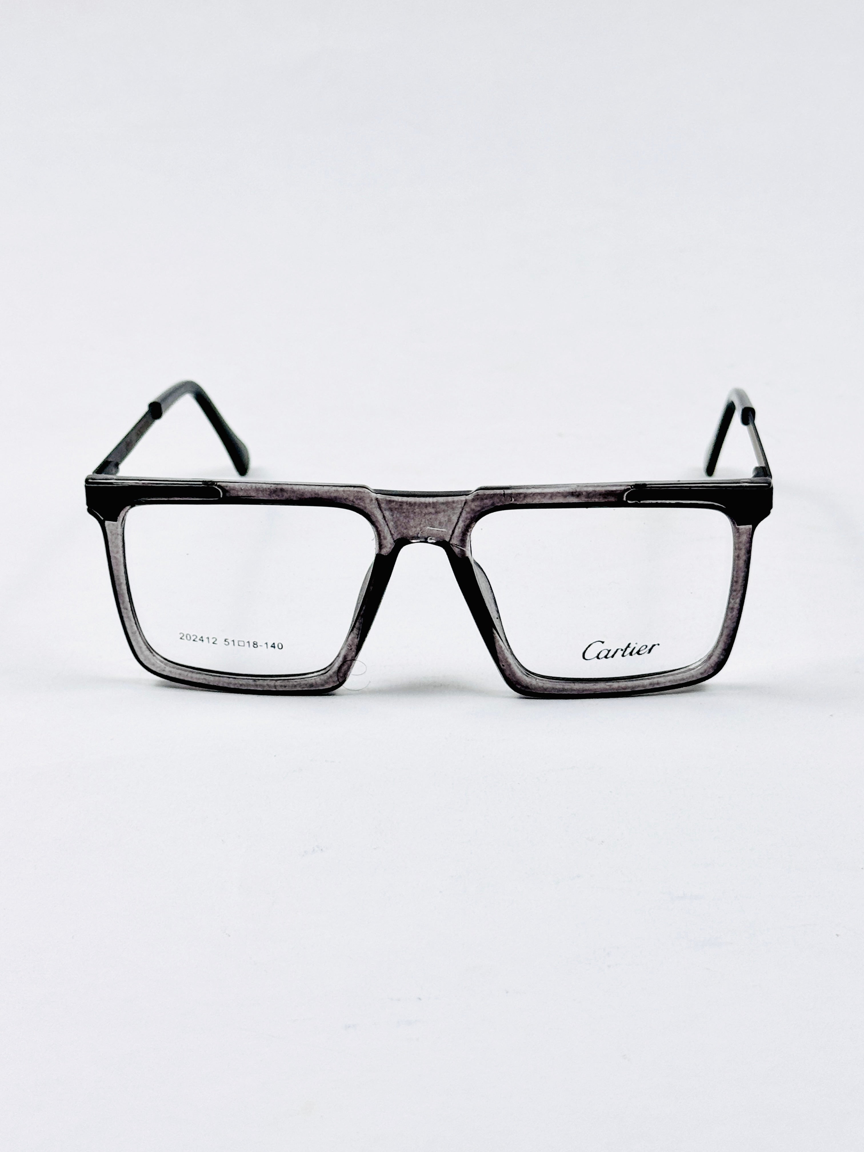Cartier – 202412 – 51 - Grey – Metal - Acetate  – Optics - Unisex