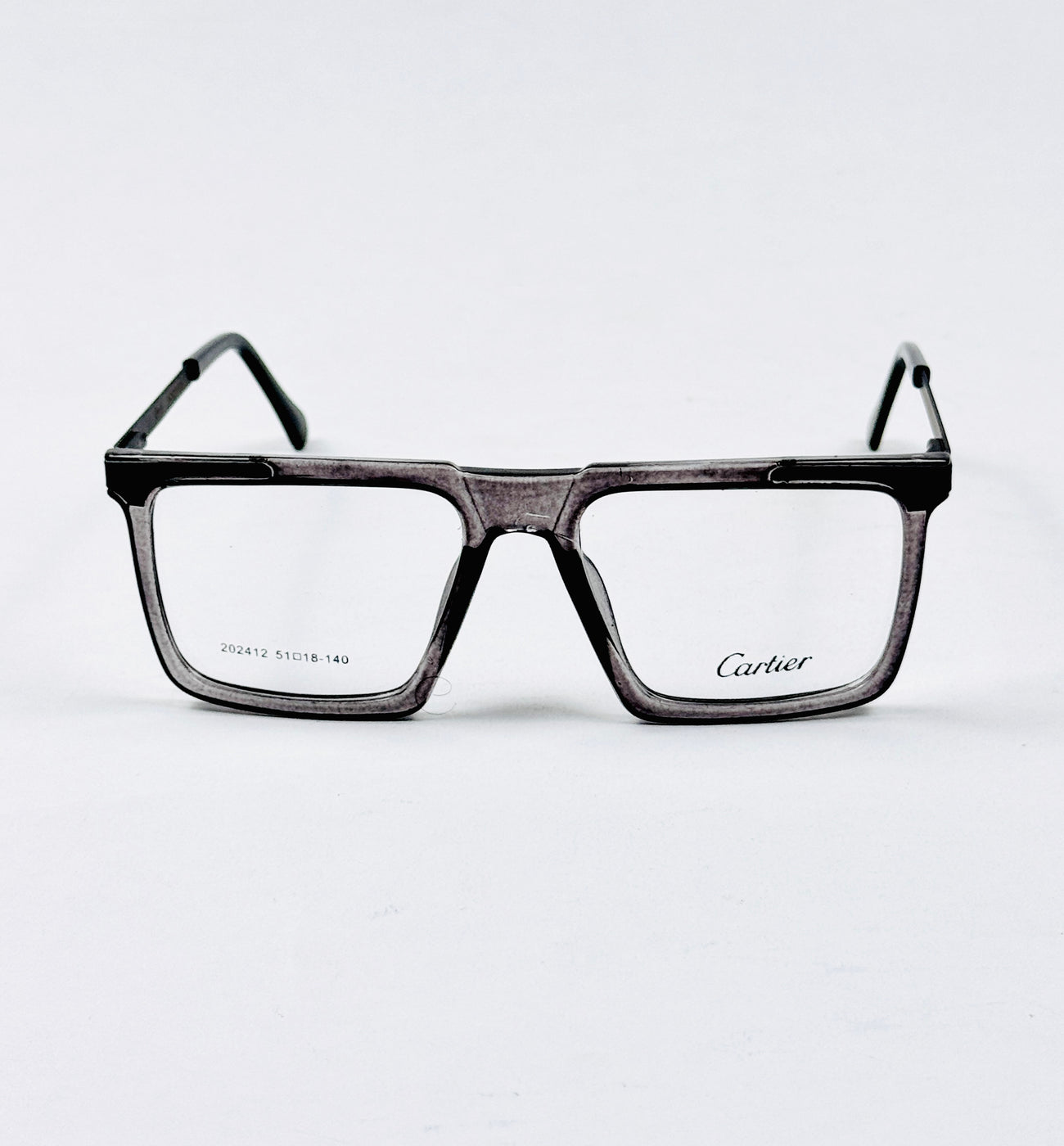 Cartier – 202412 – 51 - Grey – Metal - Acetate  – Optics - Unisex