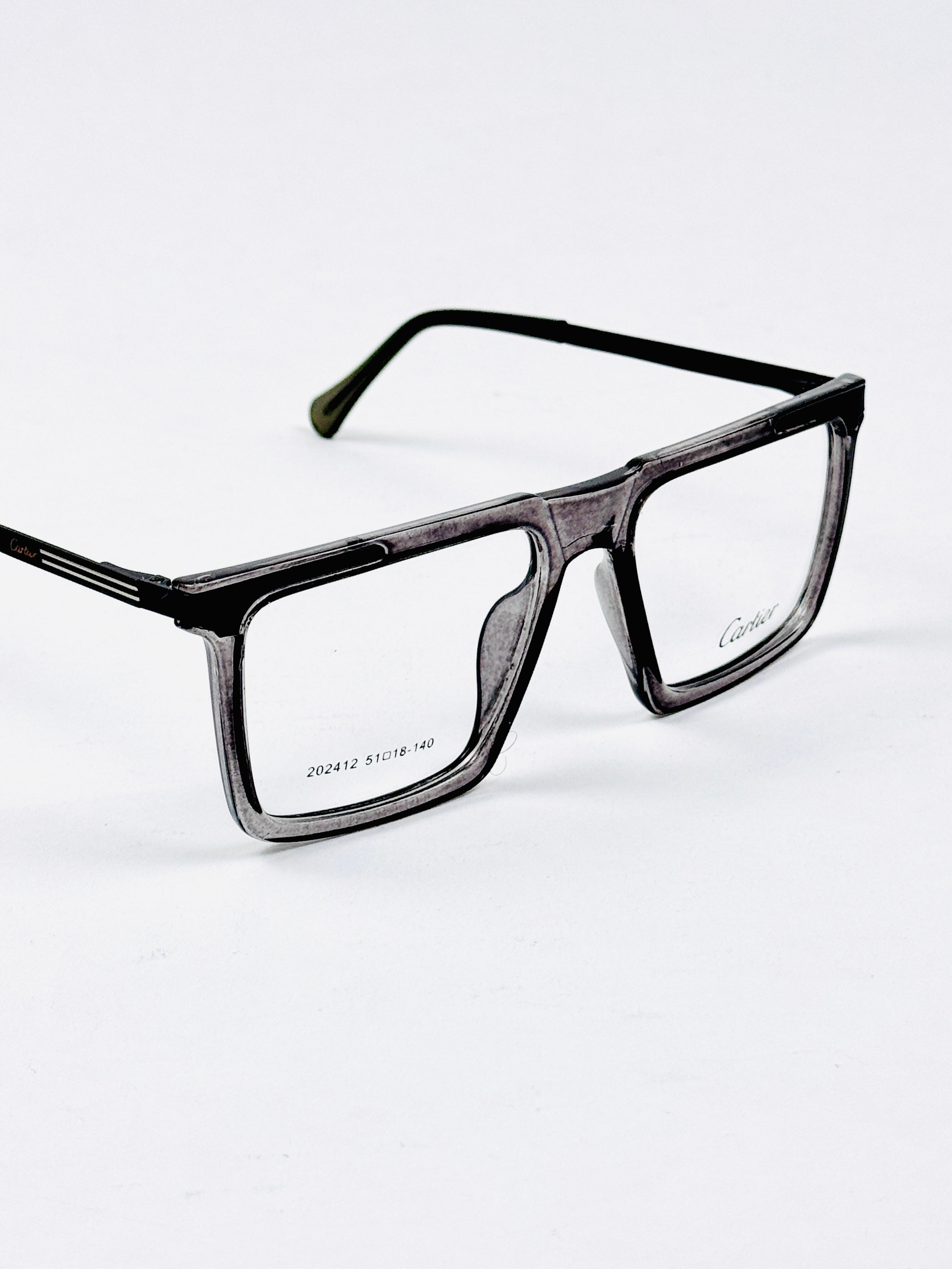 Cartier – 202412 – 51 - Grey – Metal - Acetate  – Optics - Unisex