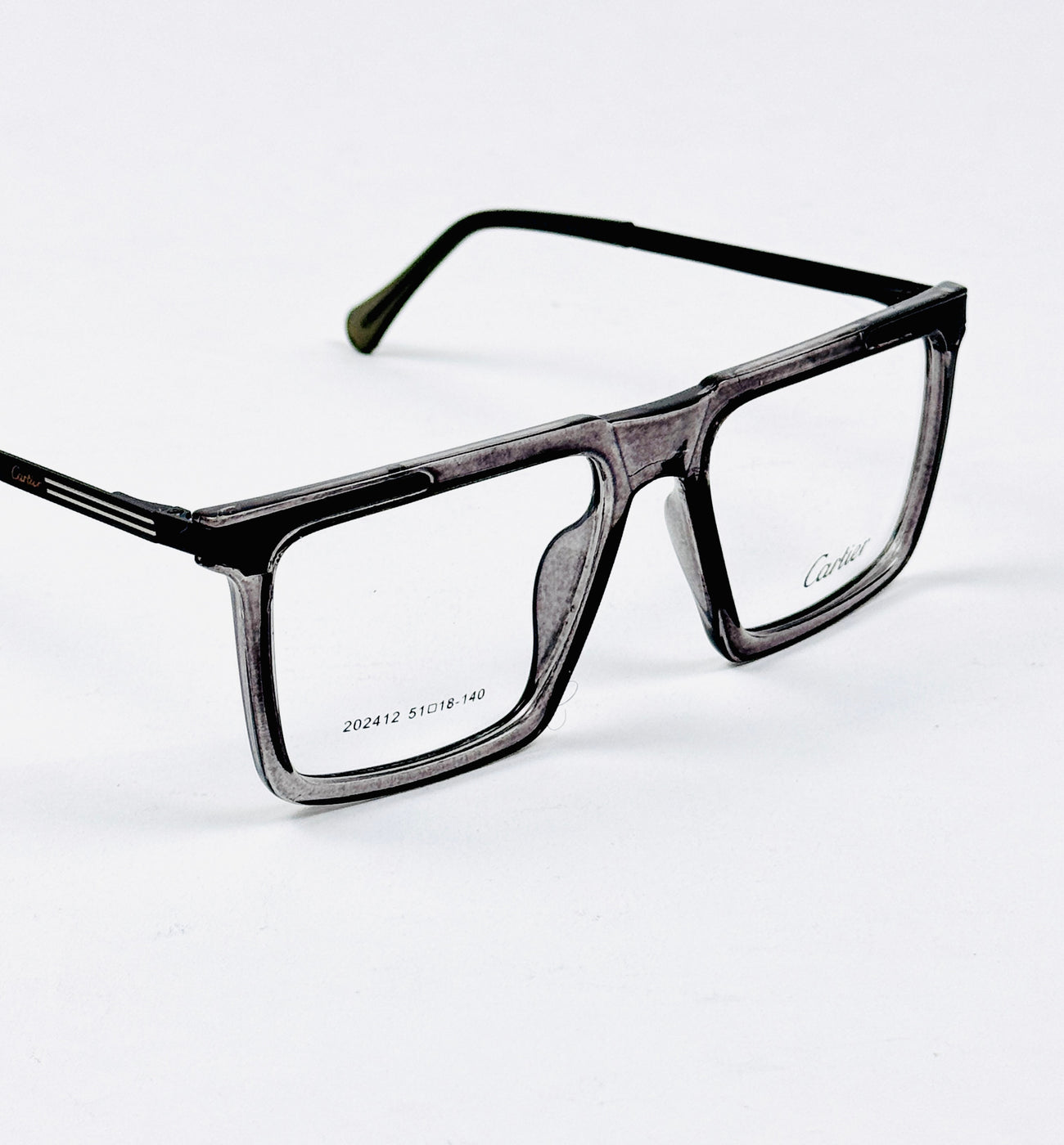 Cartier – 202412 – 51 - Grey – Metal - Acetate  – Optics - Unisex