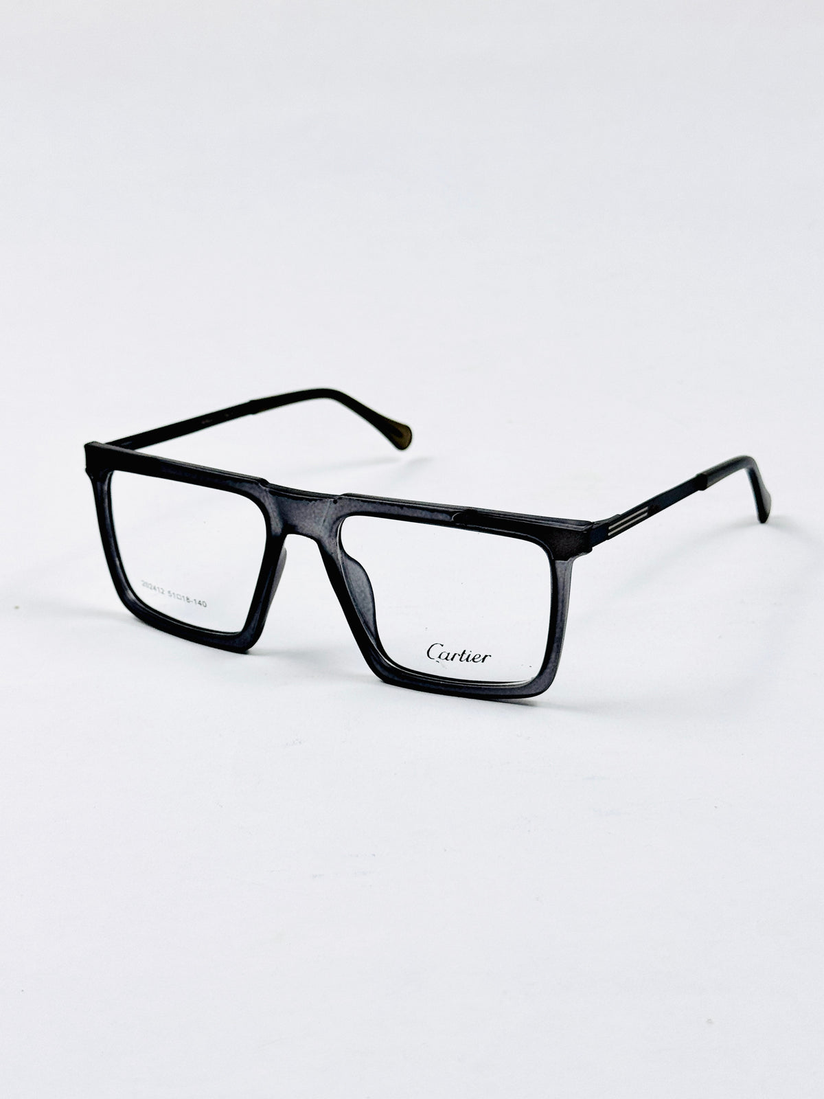 Cartier – 202412 – 51 - Translucent Grey – Metal - Acetate  – Optics - Unisex