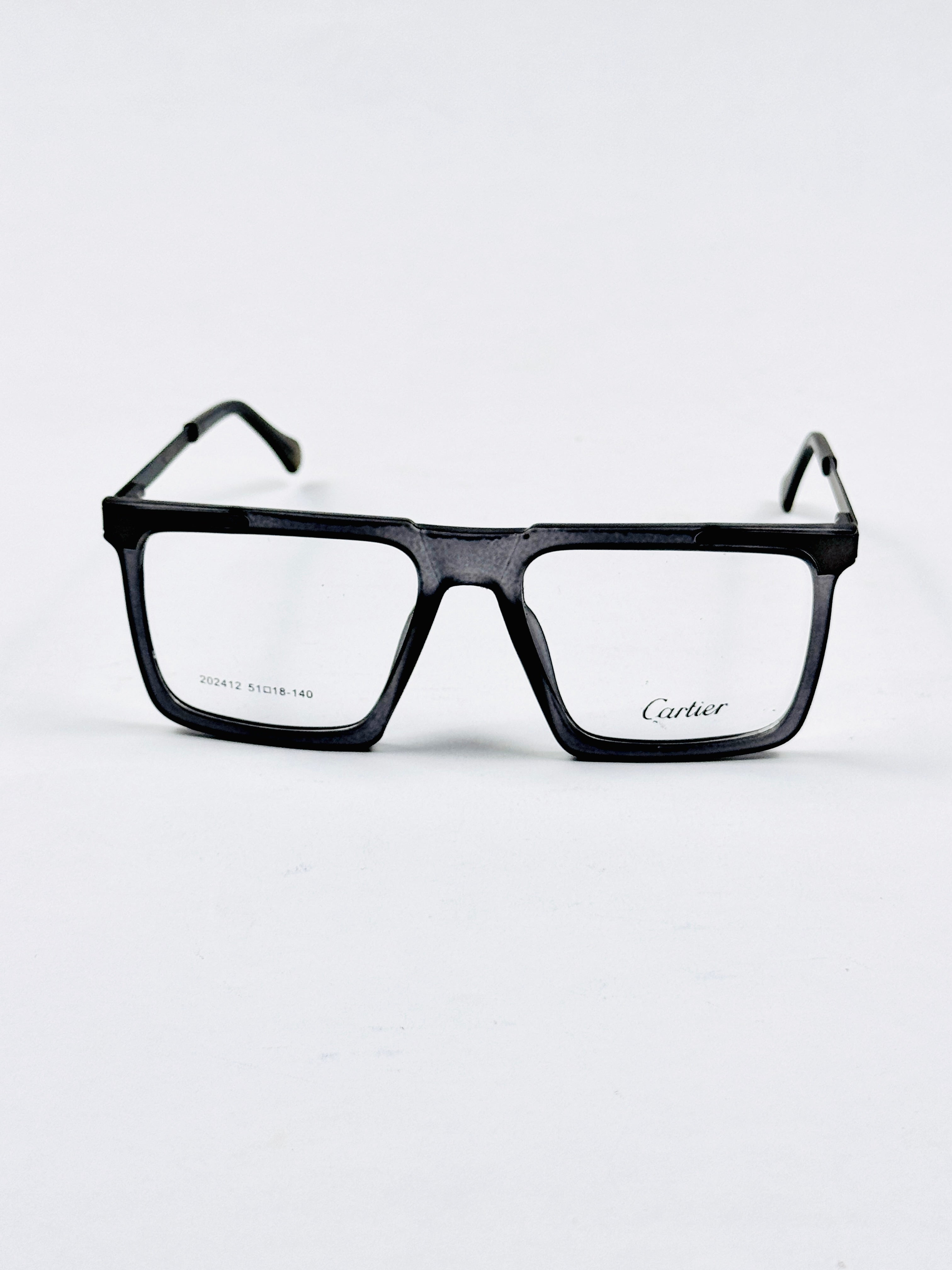 Cartier – 202412 – 51 - Translucent Grey – Metal - Acetate  – Optics - Unisex