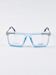 Cartier – 202412 – 51 - Translucent Blue – Metal - Acetate  – Optics - Unisex