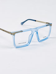 Cartier – 202412 – 51 - Translucent Blue – Metal - Acetate  – Optics - Unisex