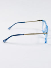 Cartier – 202412 – 51 - Translucent Blue – Metal - Acetate  – Optics - Unisex