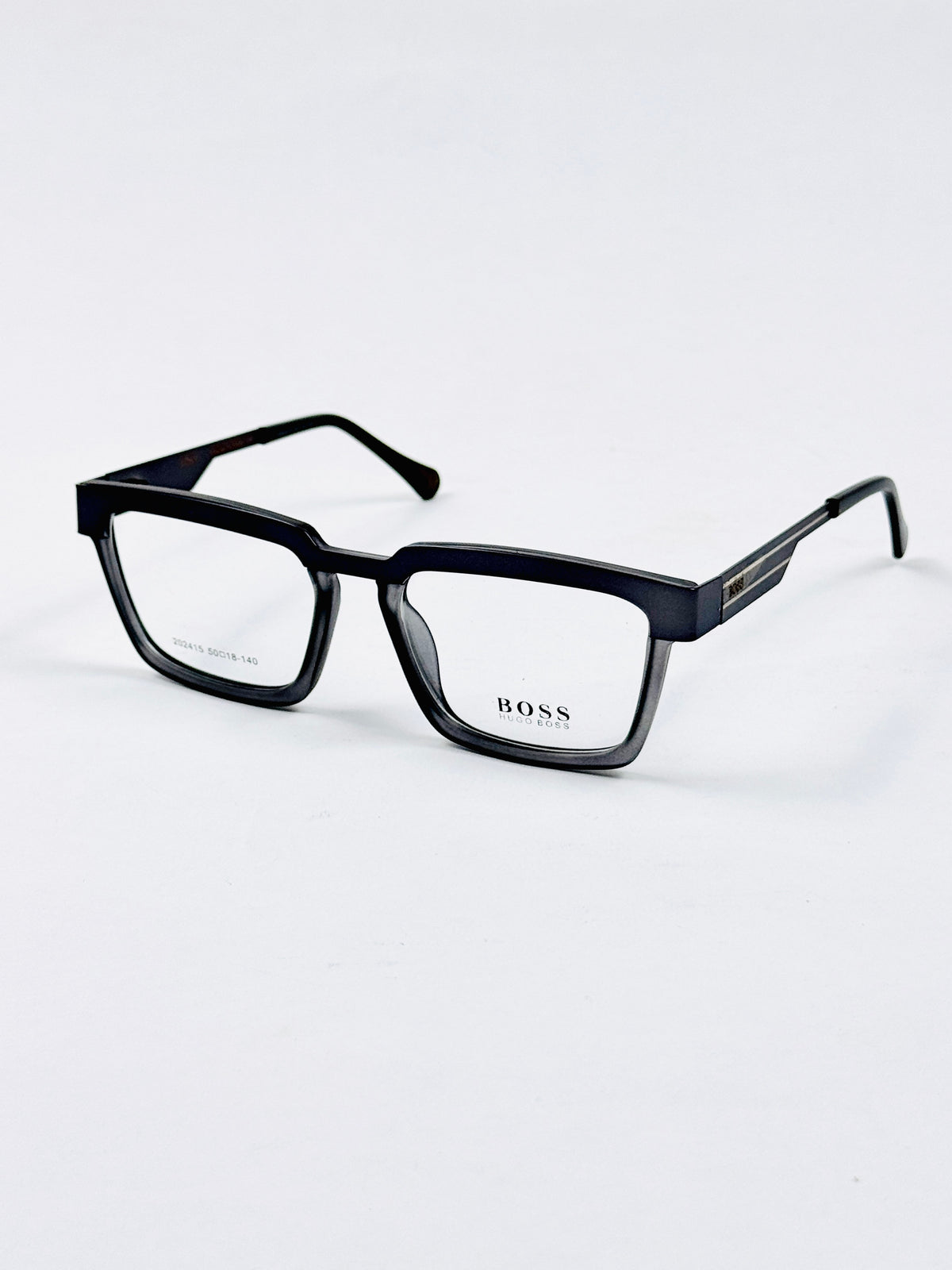 Boss – 202415 – 50 - Translucent Grey – Metal - Acetate  – Optics - Unisex