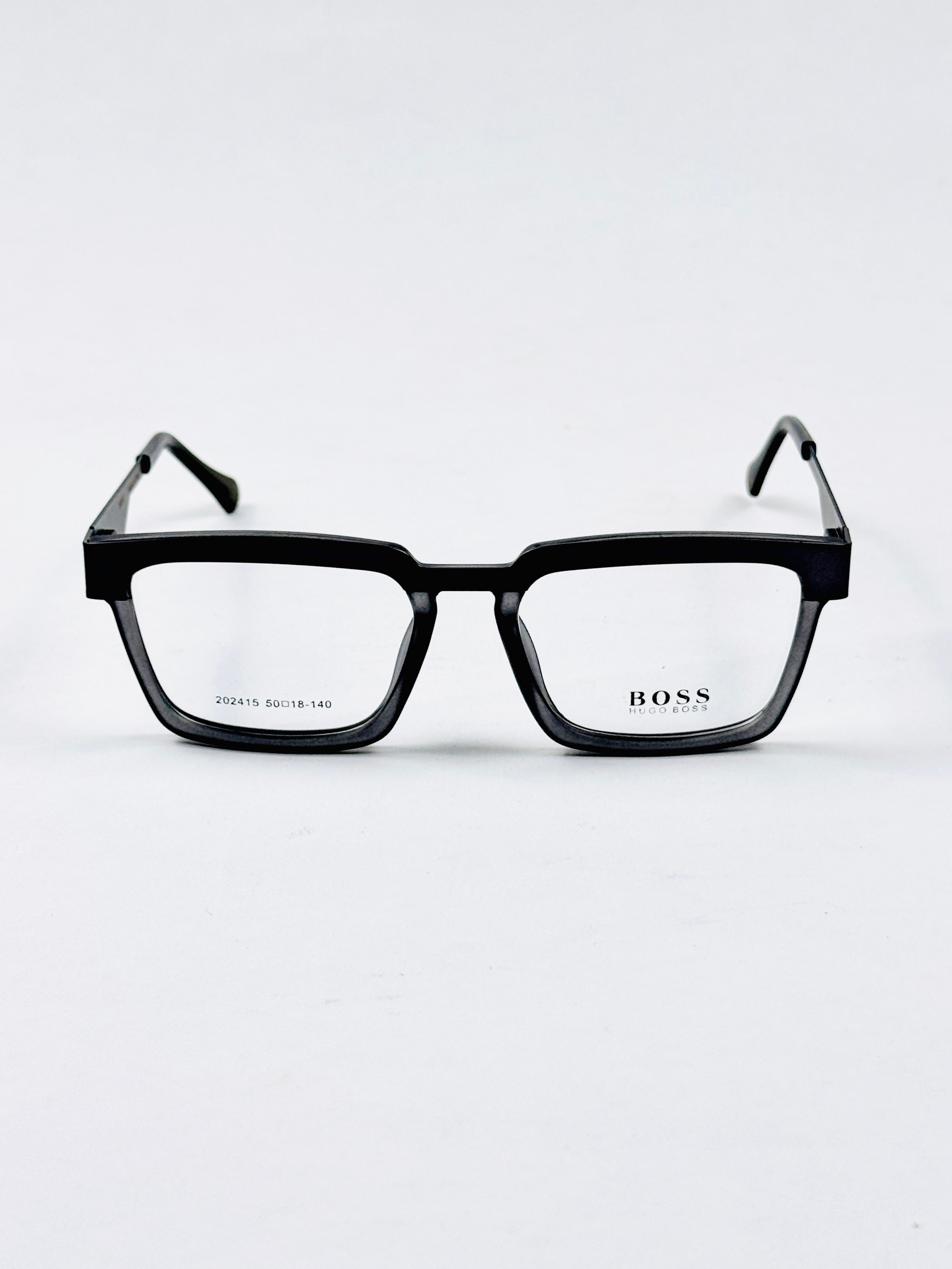 Boss – 202415 – 50 - Translucent Grey – Metal - Acetate  – Optics - Unisex