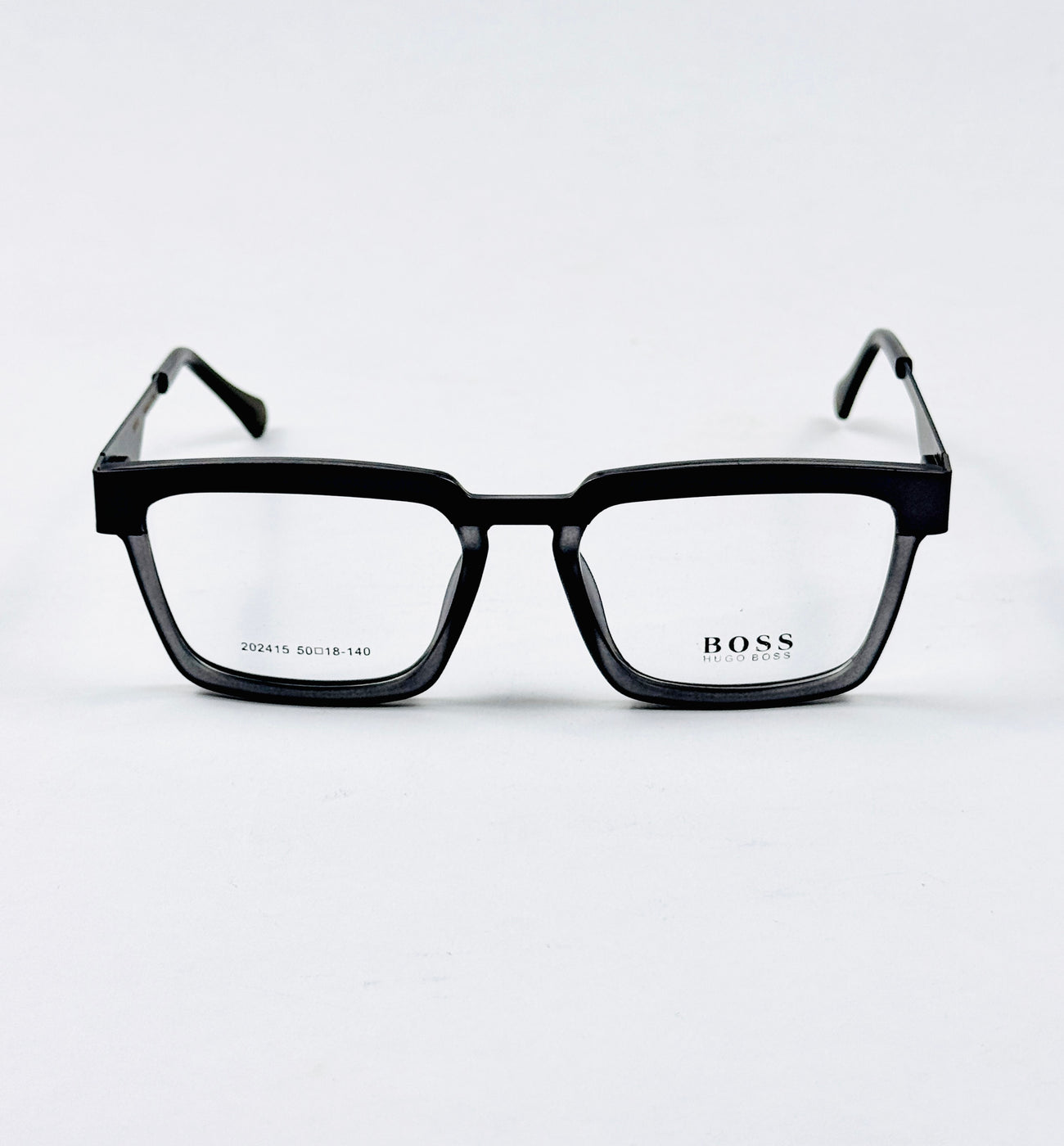 Boss – 202415 – 50 - Translucent Grey – Metal - Acetate  – Optics - Unisex