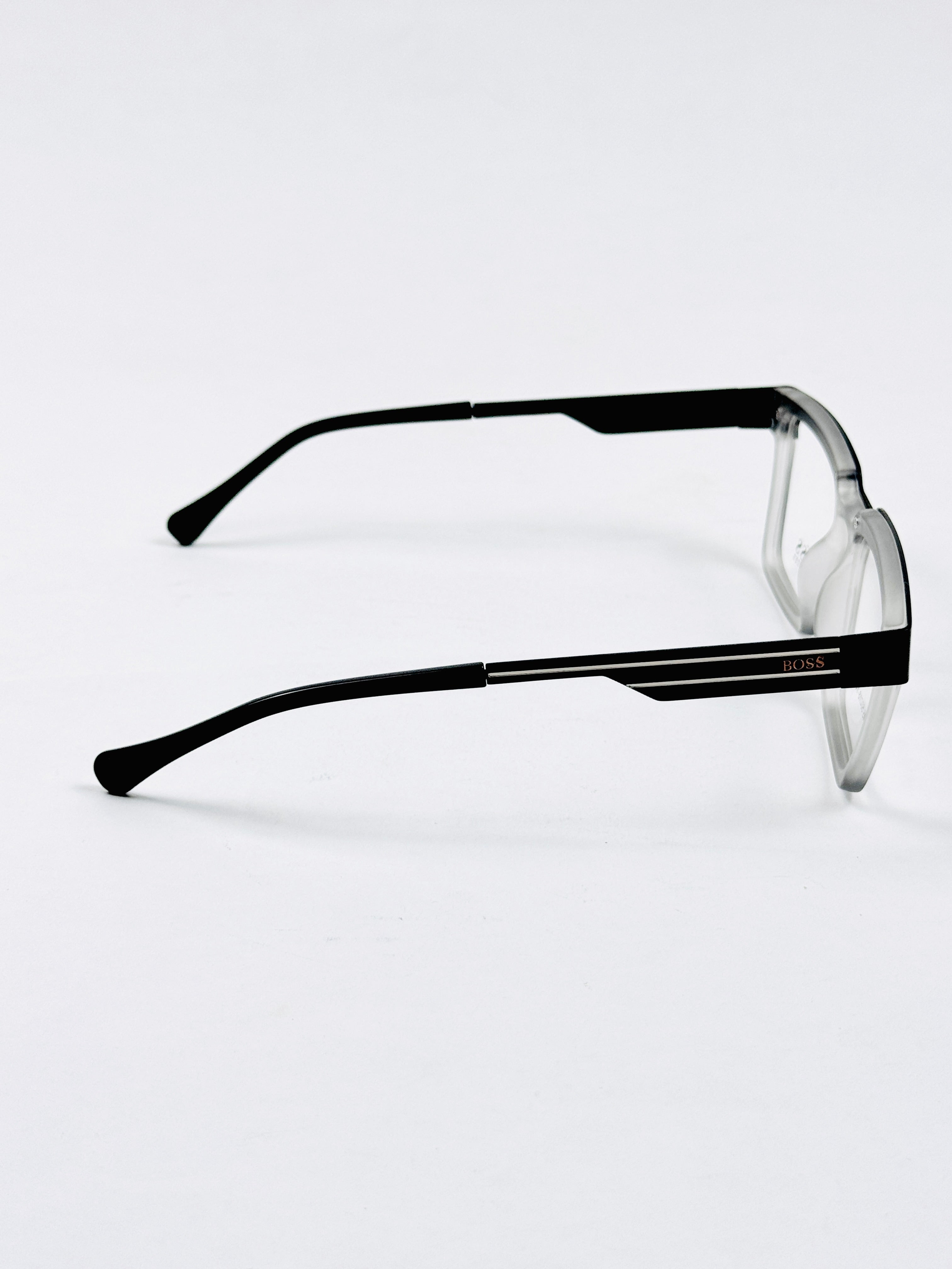 Boss – 202415 – 50 - Black Grey – Metal - Acetate  – Optics - Unisex