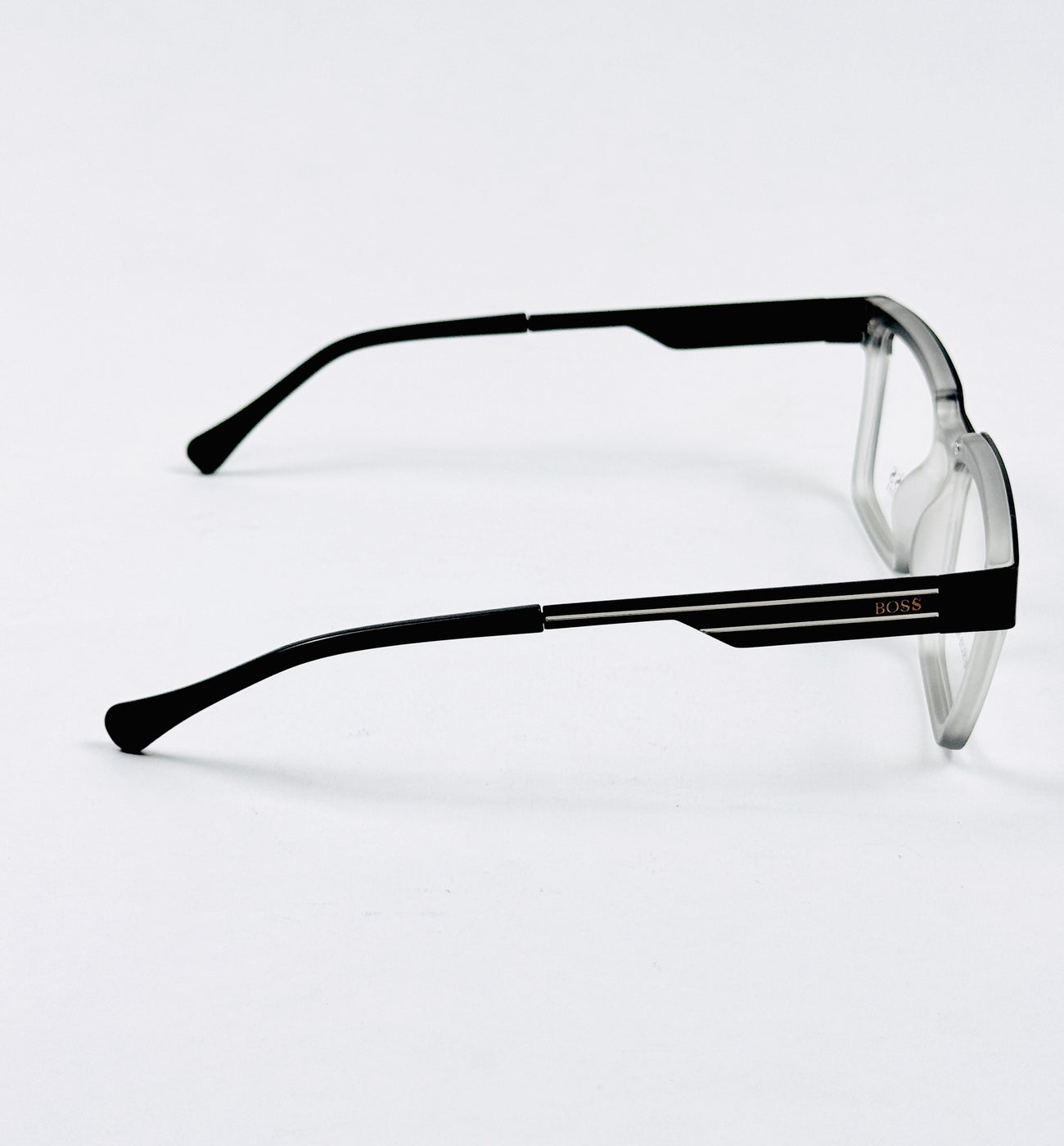 Boss – 202415 – 50 - Black Grey – Metal - Acetate  – Optics - Unisex