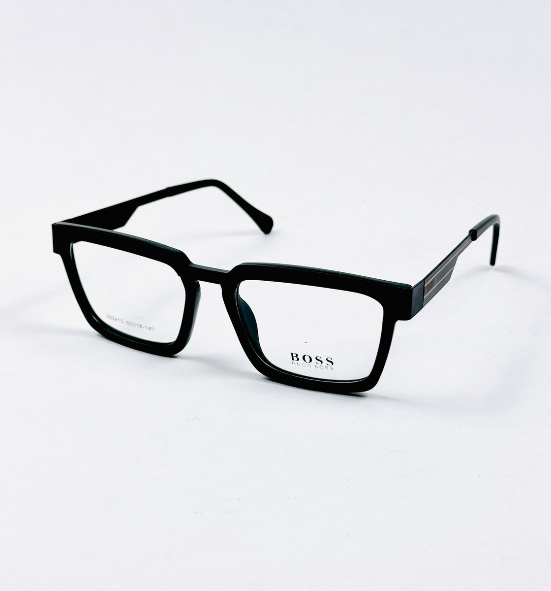Boss – 202415 – 50 - Black Green – Metal - Acetate  – Optics - Unisex