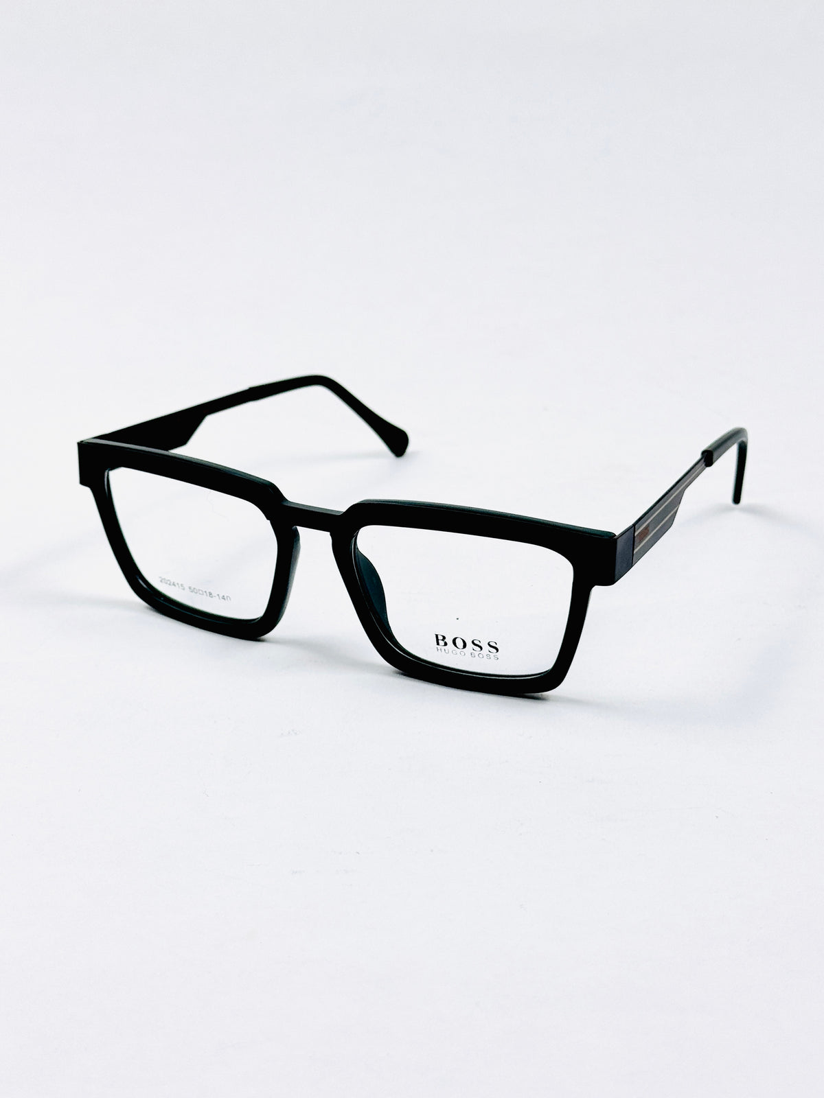 Boss – 202415 – 50 - Black Green – Metal - Acetate  – Optics - Unisex