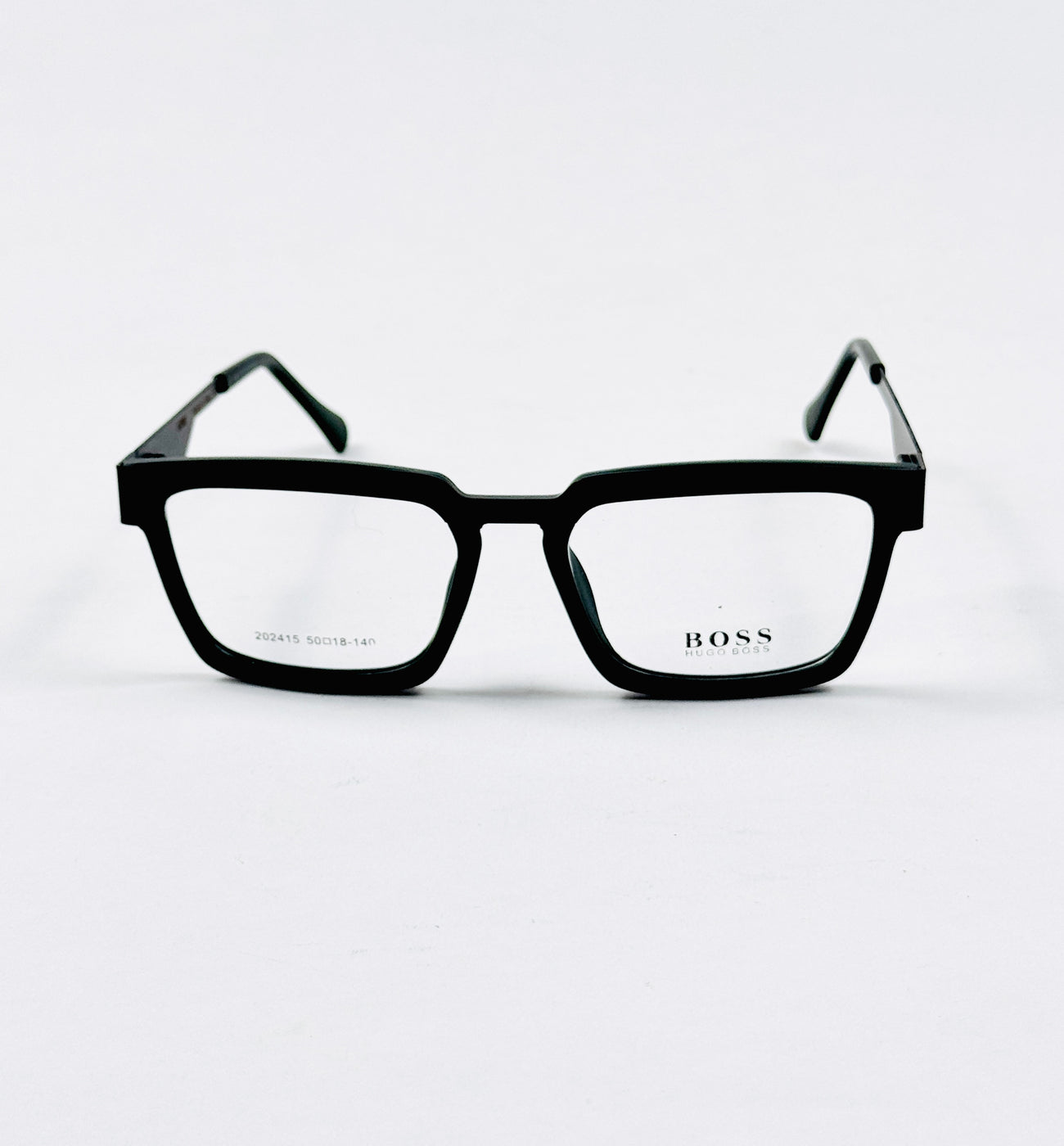 Boss – 202415 – 50 - Black Green – Metal - Acetate  – Optics - Unisex