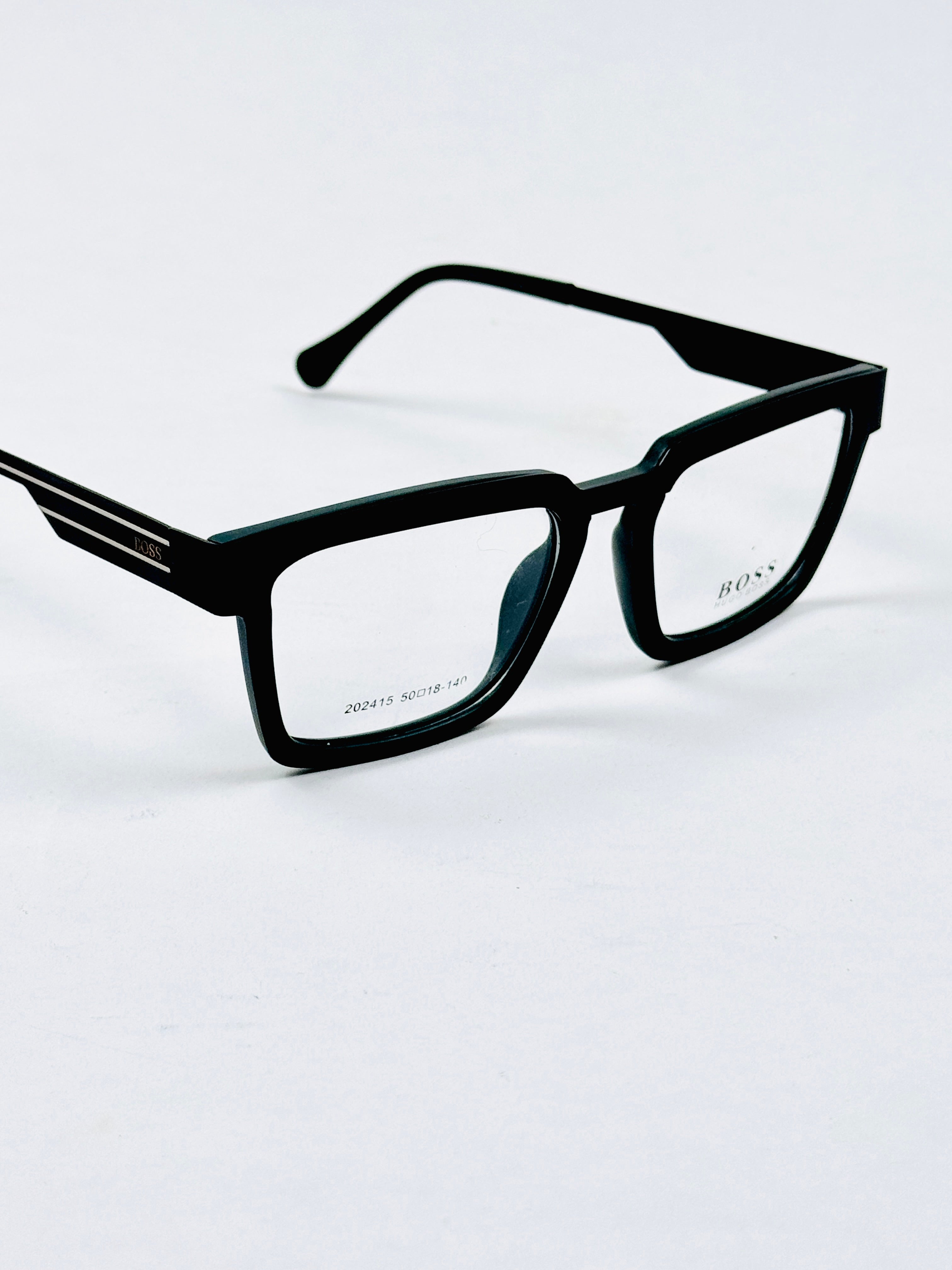 Boss – 202415 – 50 - Black Green – Metal - Acetate  – Optics - Unisex
