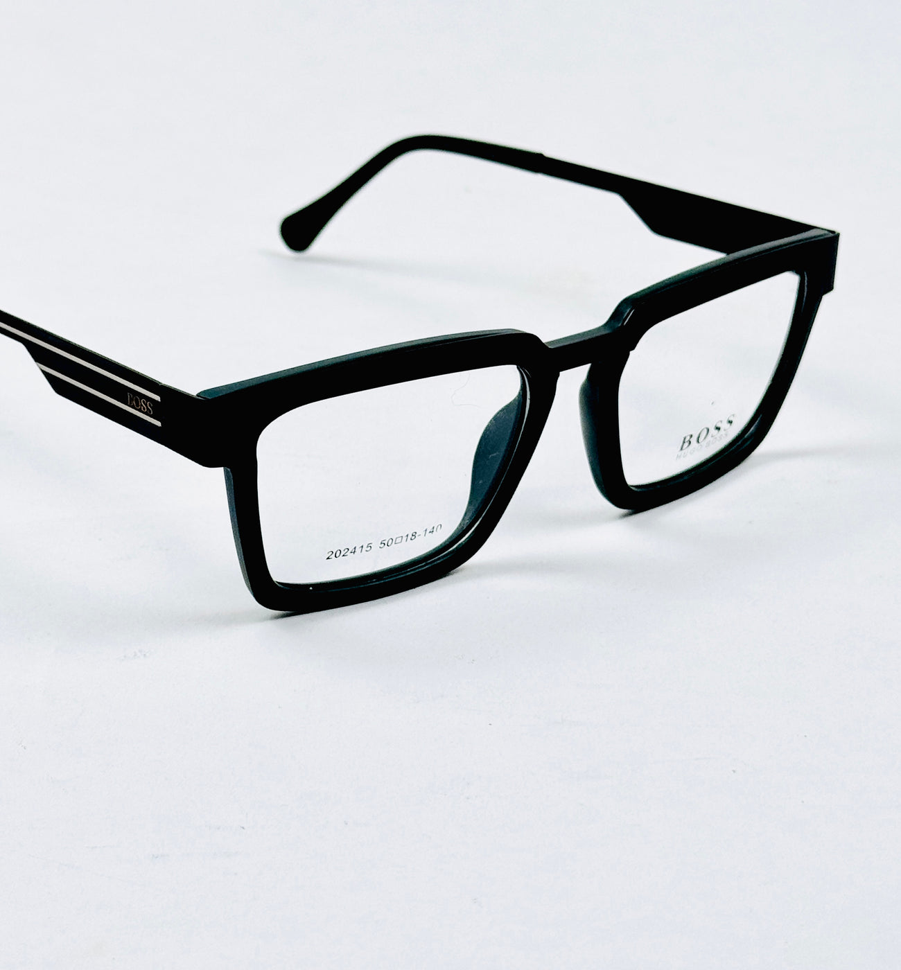 Boss – 202415 – 50 - Black Green – Metal - Acetate  – Optics - Unisex