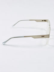 Boss – 202415 – 50 - Silver White – Metal - Acetate  – Optics - Unisex