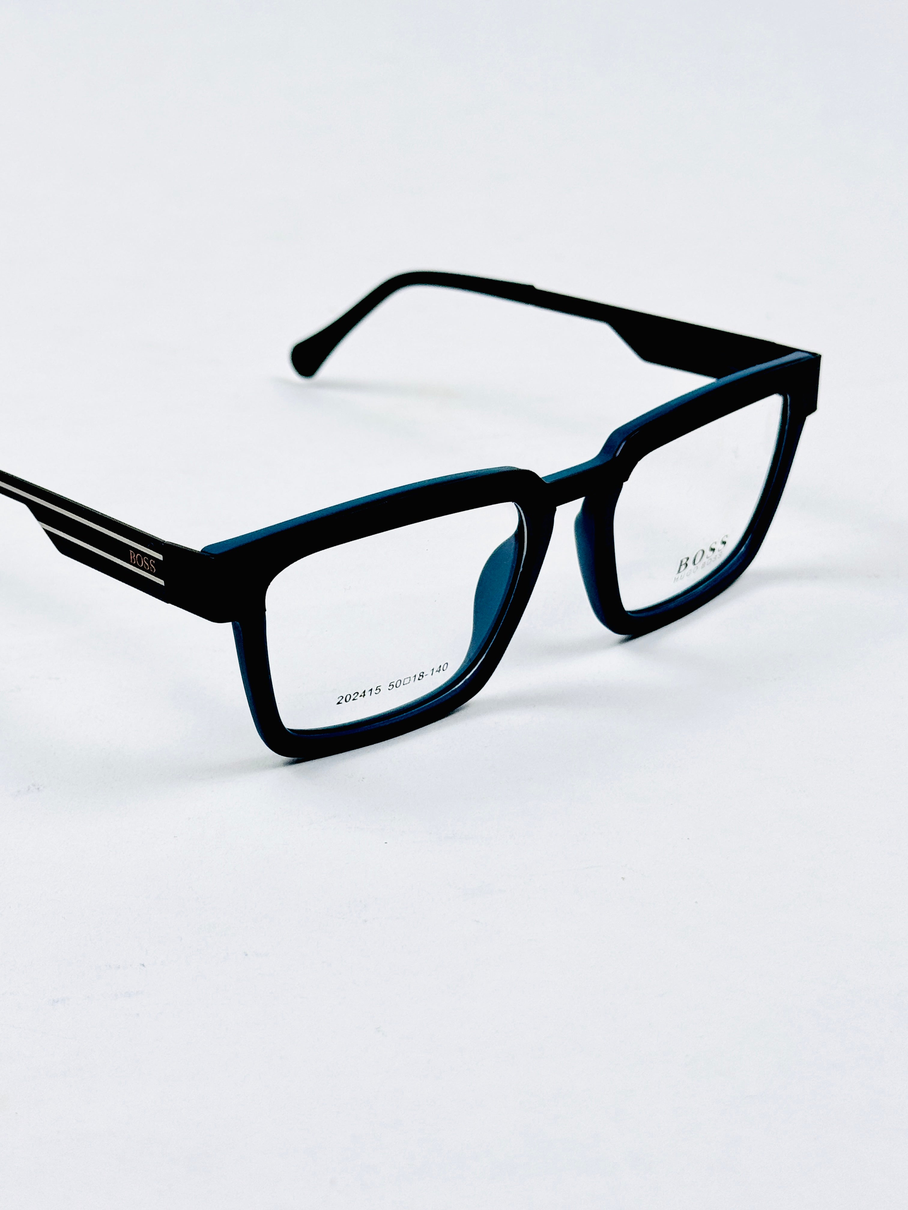 Boss – 202415 – 50 - Black Blue – Metal - Acetate  – Optics - Unisex