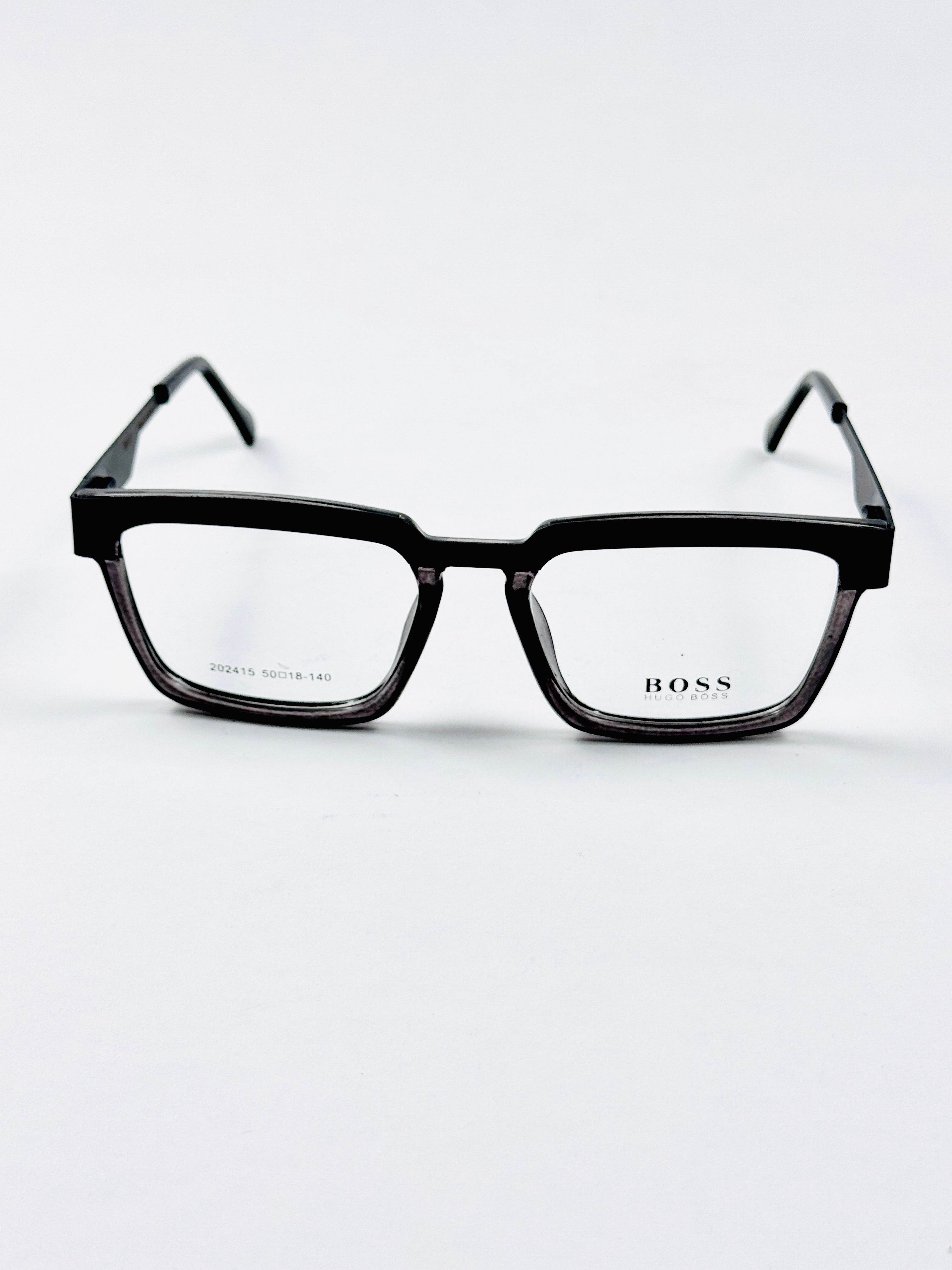 Boss – 202415 – 50 - Black Grey – Metal - Acetate  – Optics - Unisex